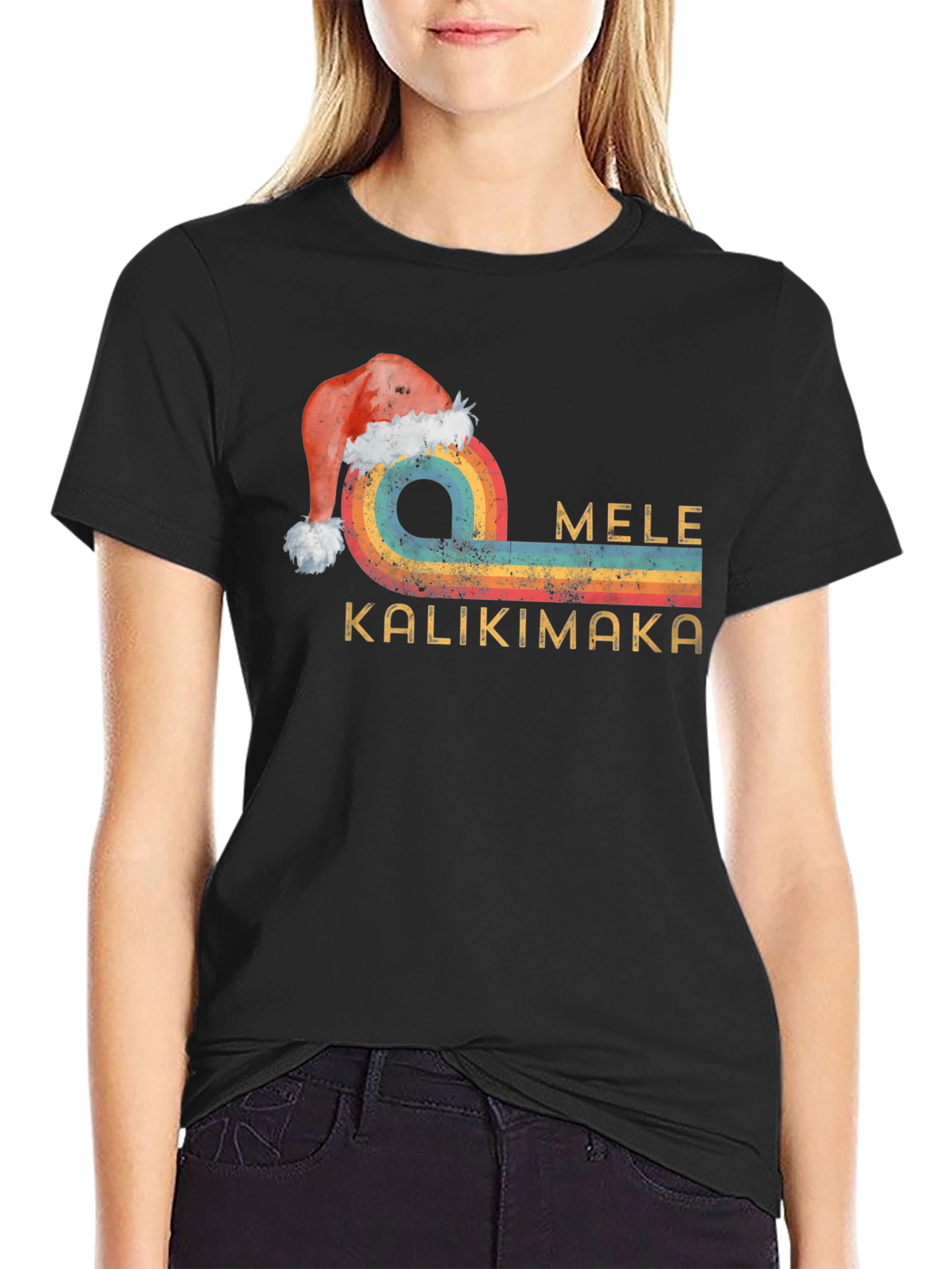 Mele Kalikimaka Hawaiian Christmas T-Shirt