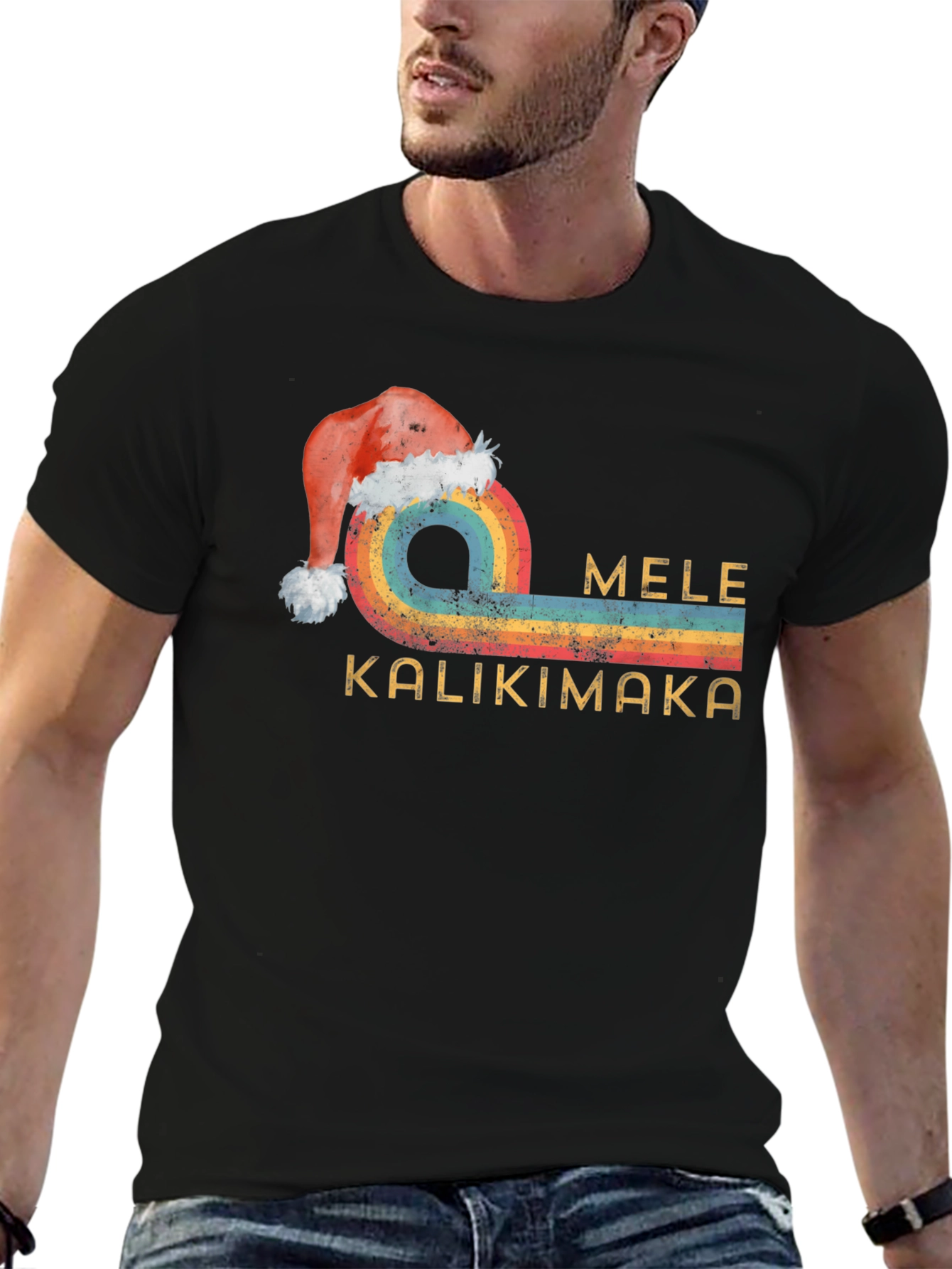 Mele Kalikimaka Hawaiian Christmas T-Shirt