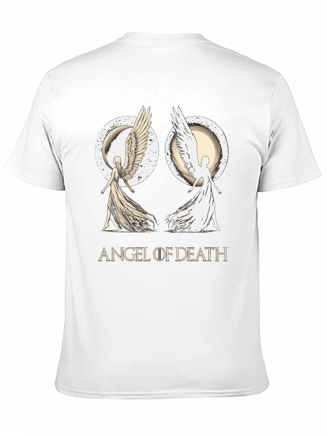 Angel of Death Graphic T-Shirt - Black