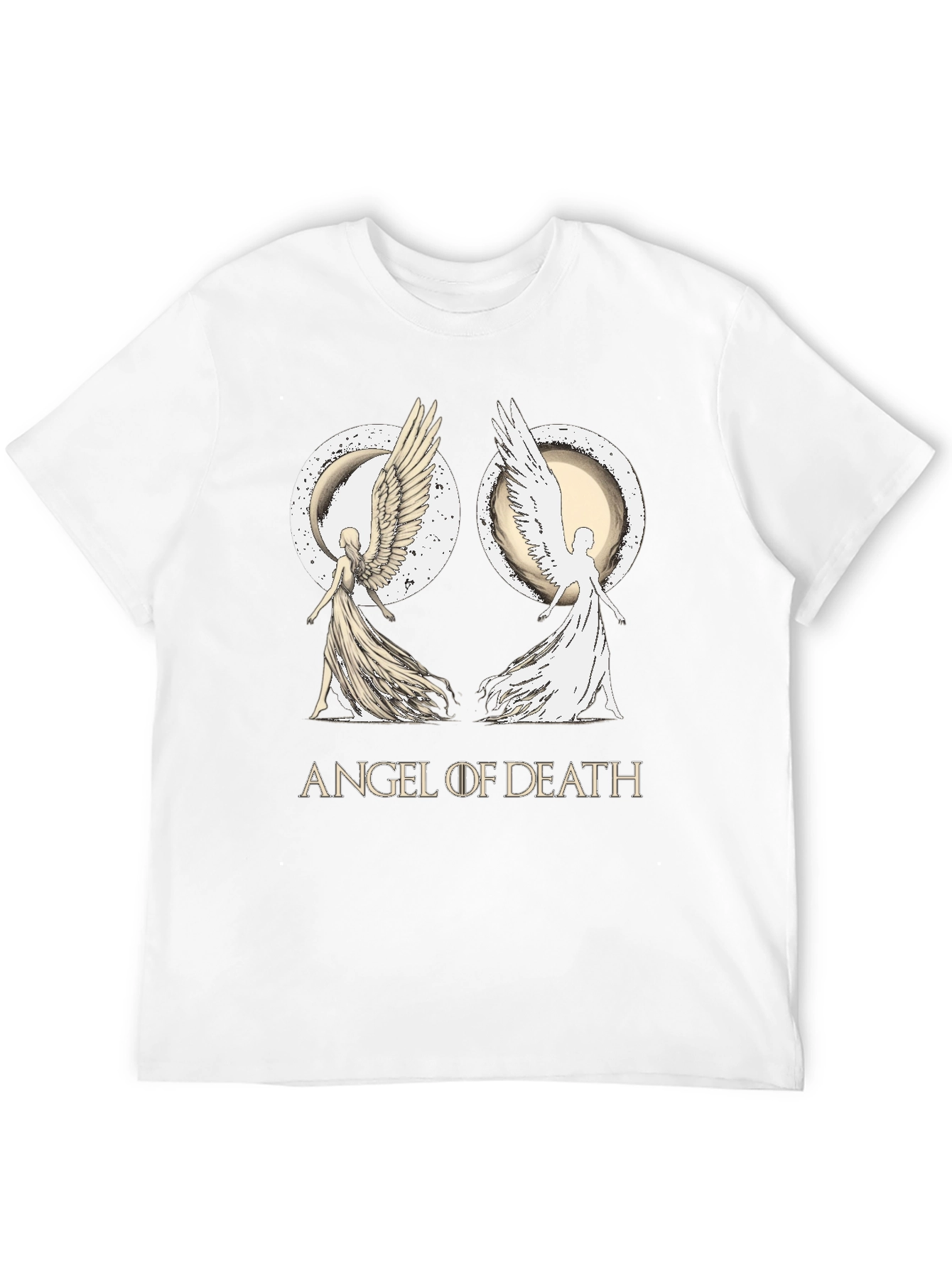 Angel of Death Graphic T-Shirt - Black