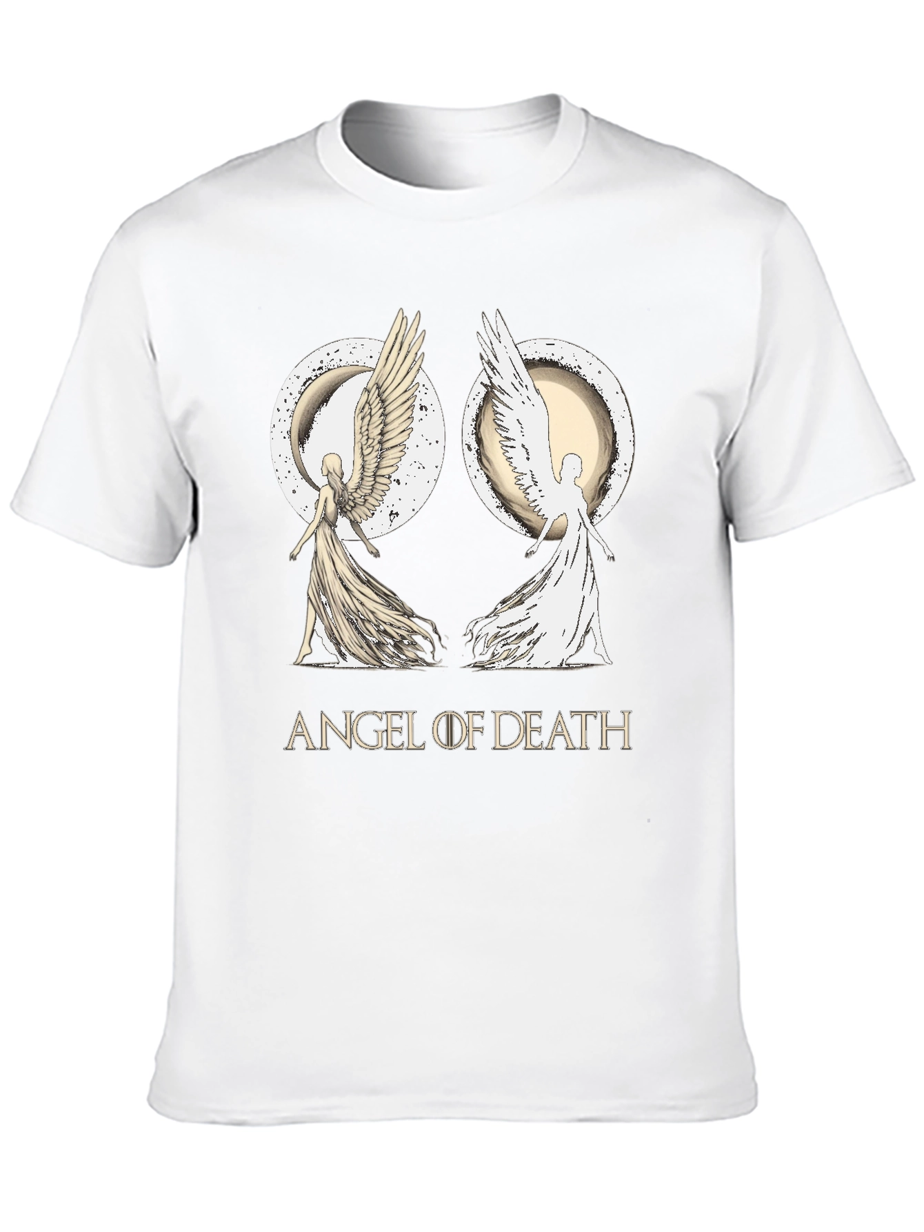 Angel of Death Graphic T-Shirt - Black