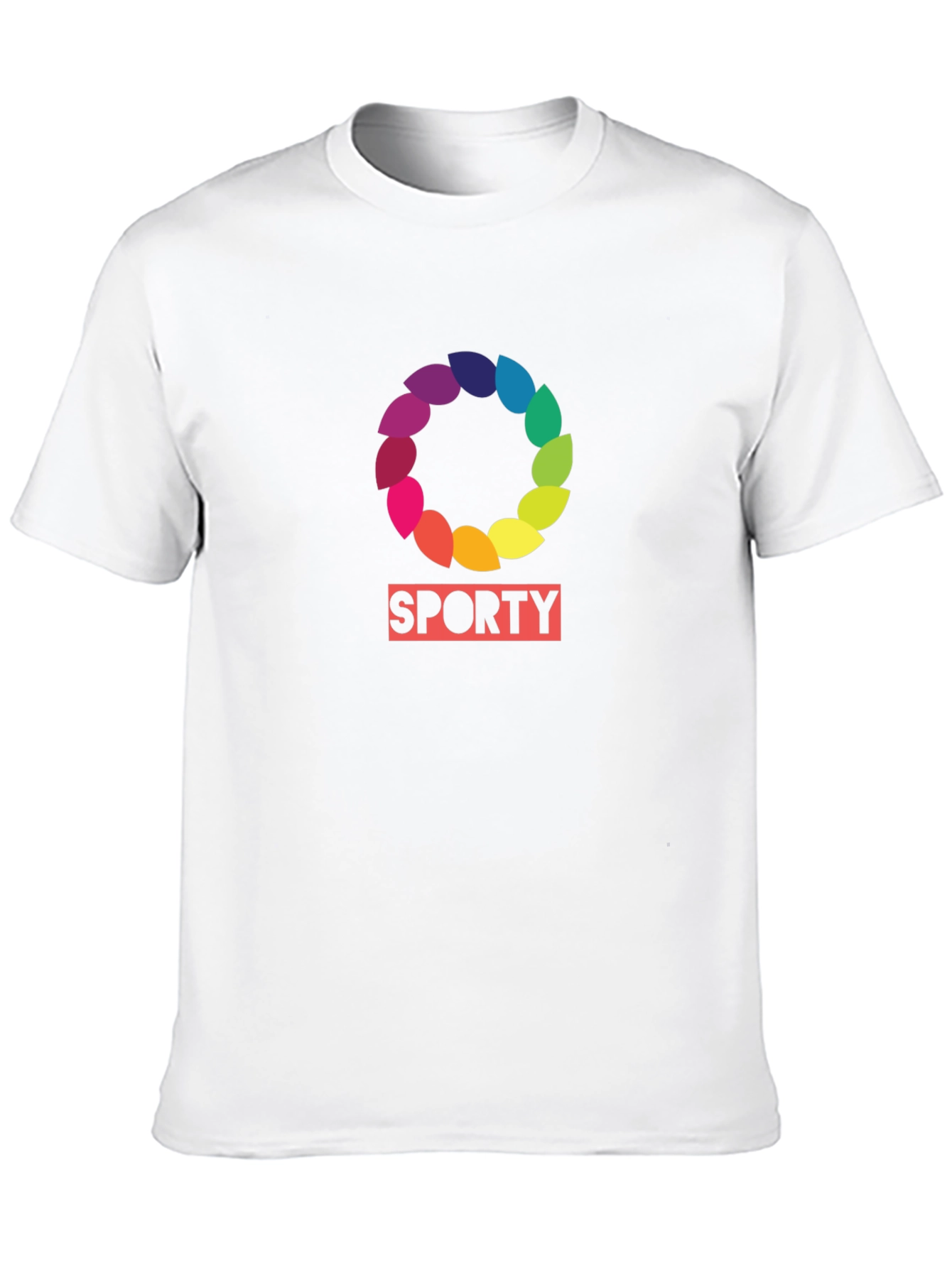Sporty Rainbow Wreath T-Shirt
