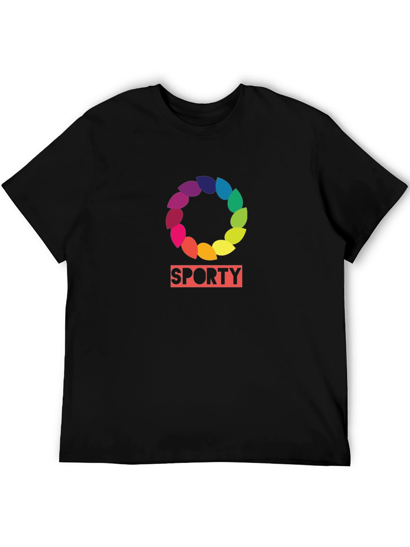 Sporty Rainbow Wreath T-Shirt