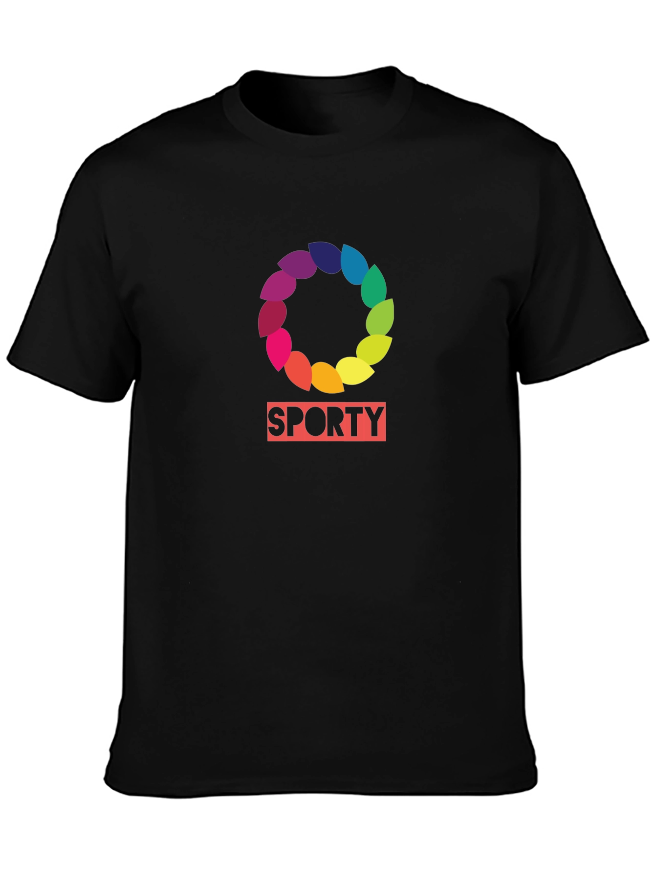 Sporty Rainbow Wreath T-Shirt