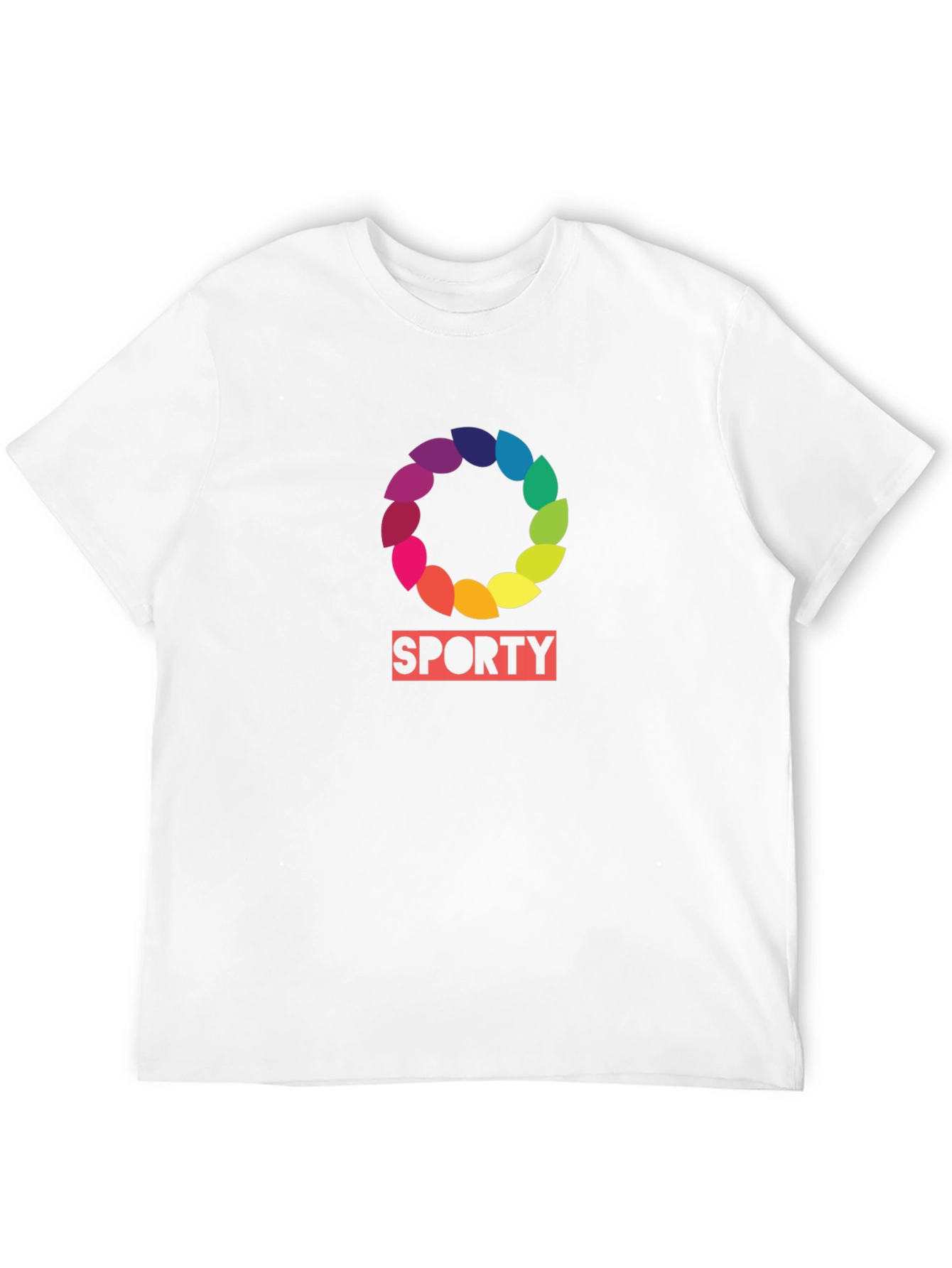 Sporty Rainbow Wreath T-Shirt
