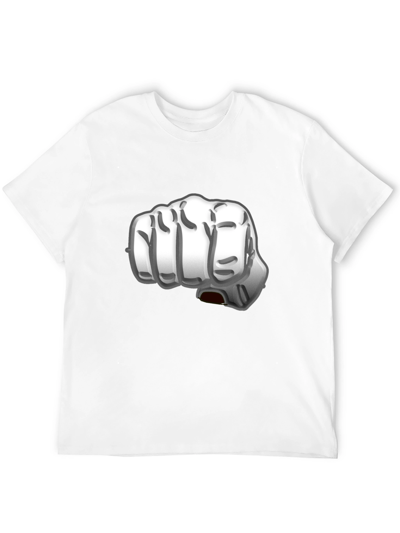 Punch Graphic Black Tee - Bold Statement Shirt