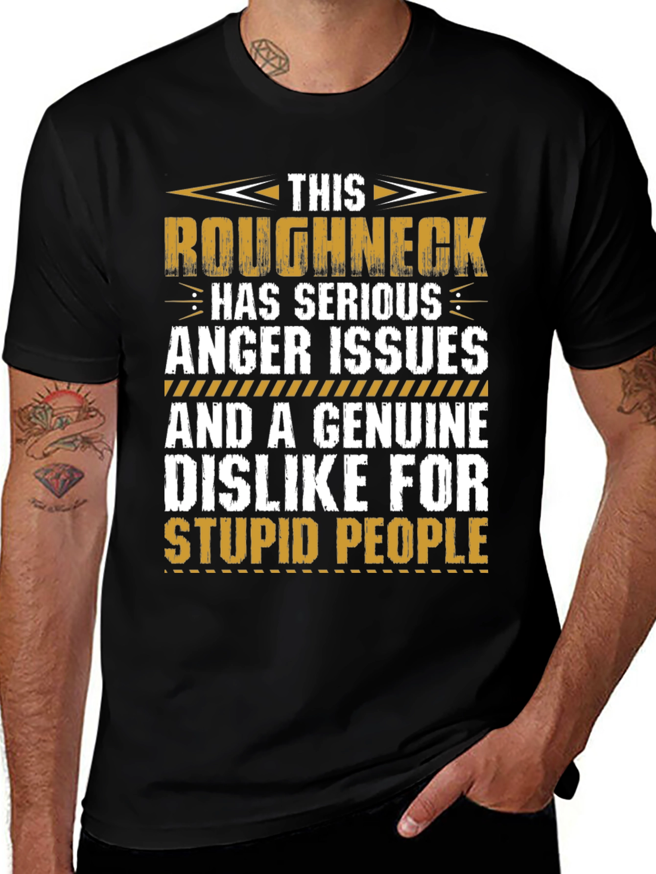 Roughneck Anger Issues Graphic T-Shirt