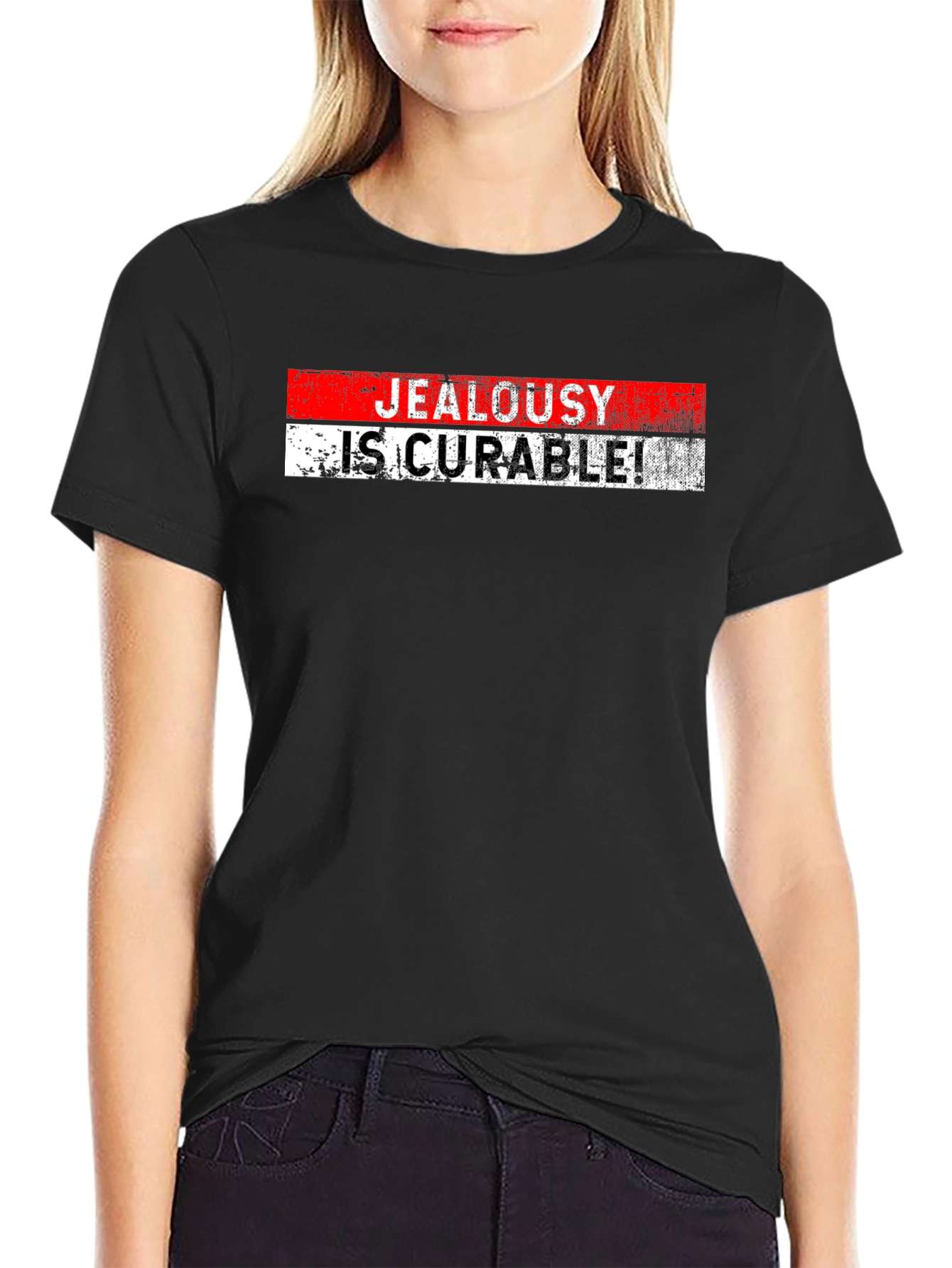Jealousy Is Curable T-Shirt - Black