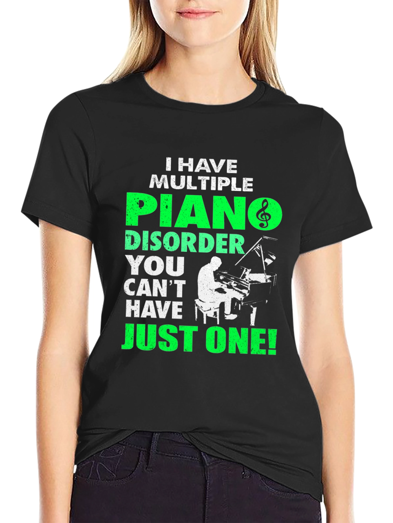 Piano Disorder T-Shirt - Musical Humor Tee