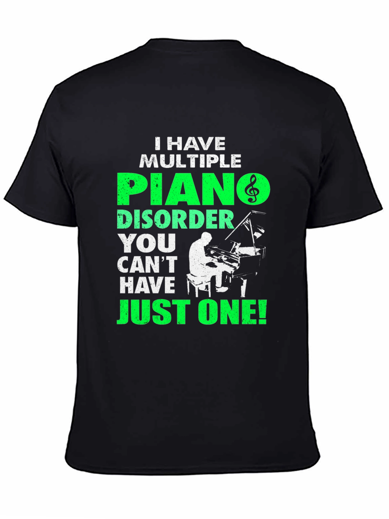 Piano Disorder T-Shirt - Musical Humor Tee