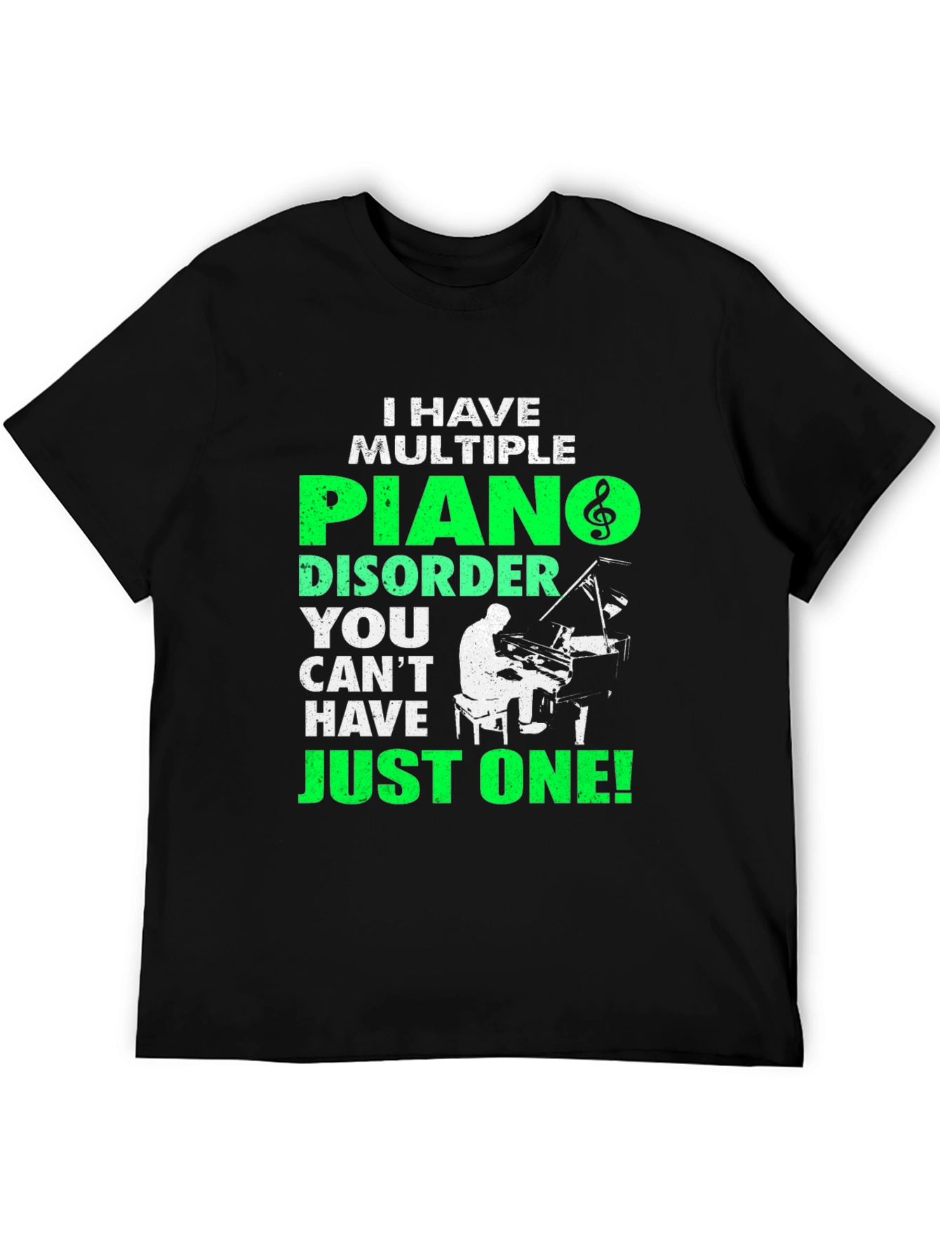 Piano Disorder T-Shirt - Musical Humor Tee
