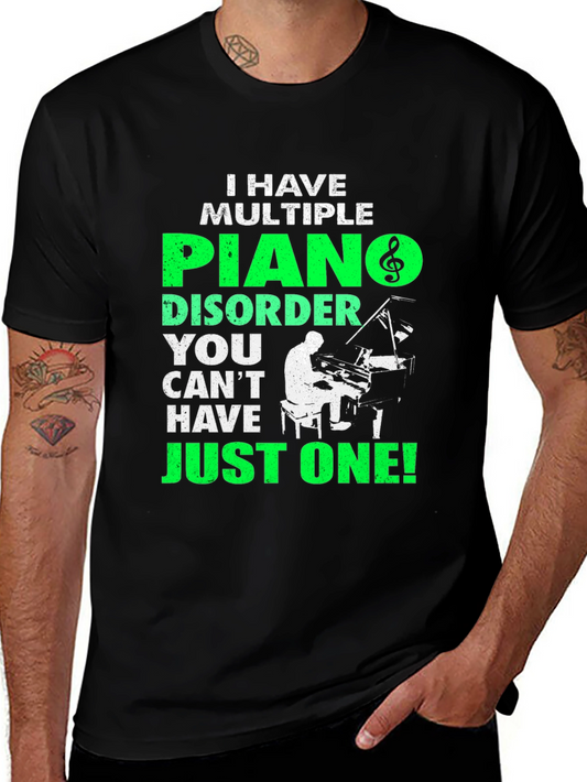 Piano Disorder T-Shirt - Musical Humor Tee