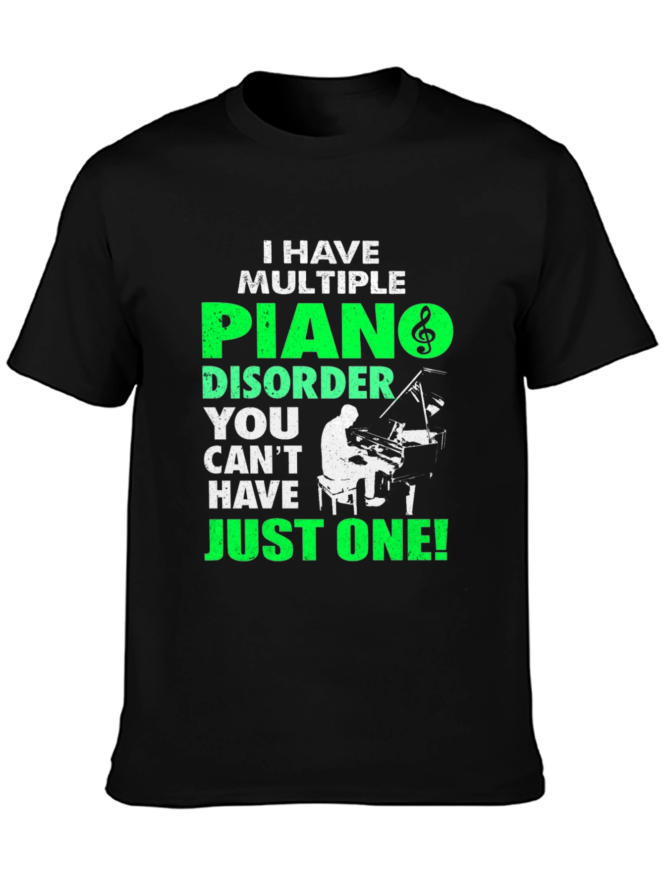 Piano Disorder T-Shirt - Musical Humor Tee