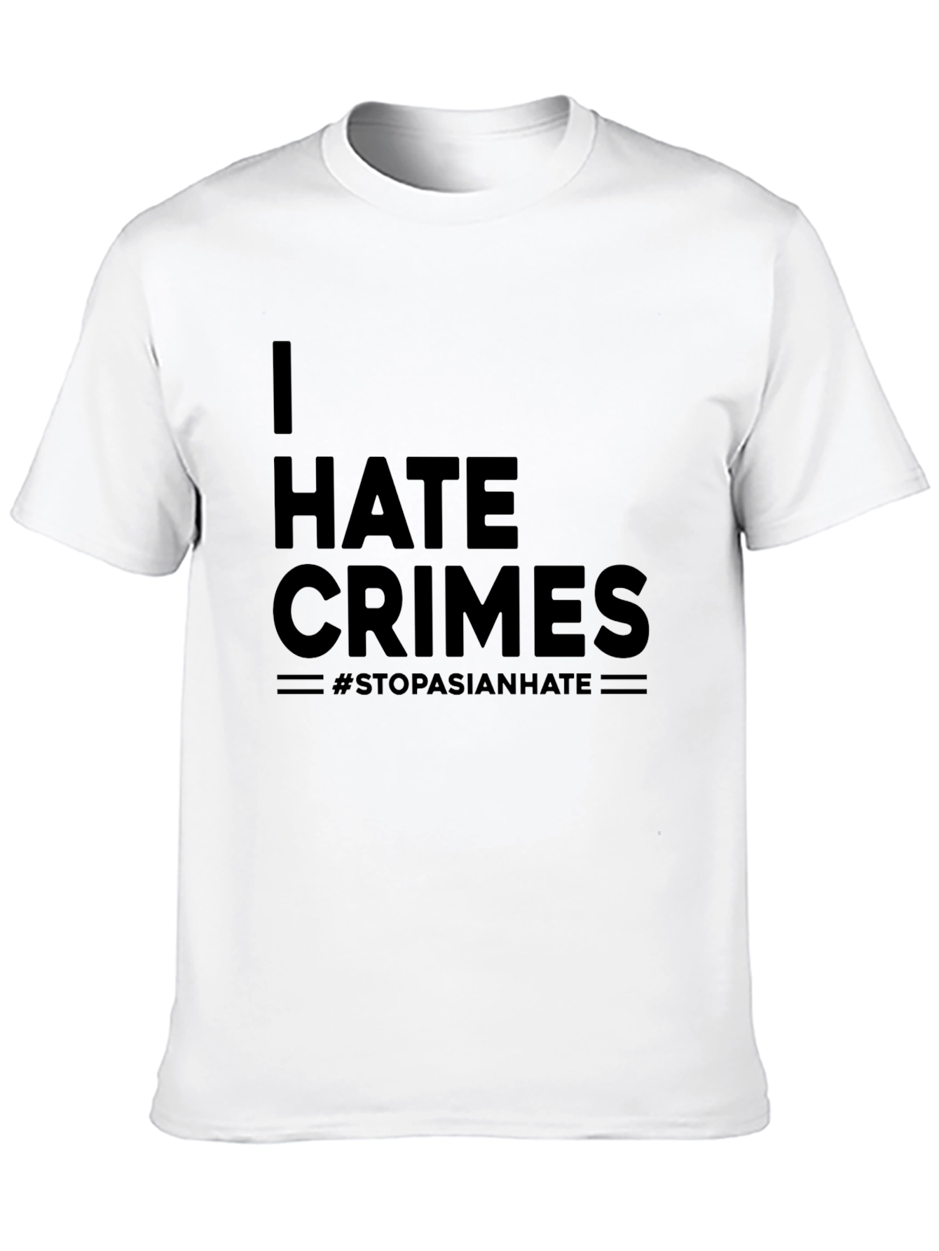 I Hate Crimes T-Shirt - Stop Asian Hate
