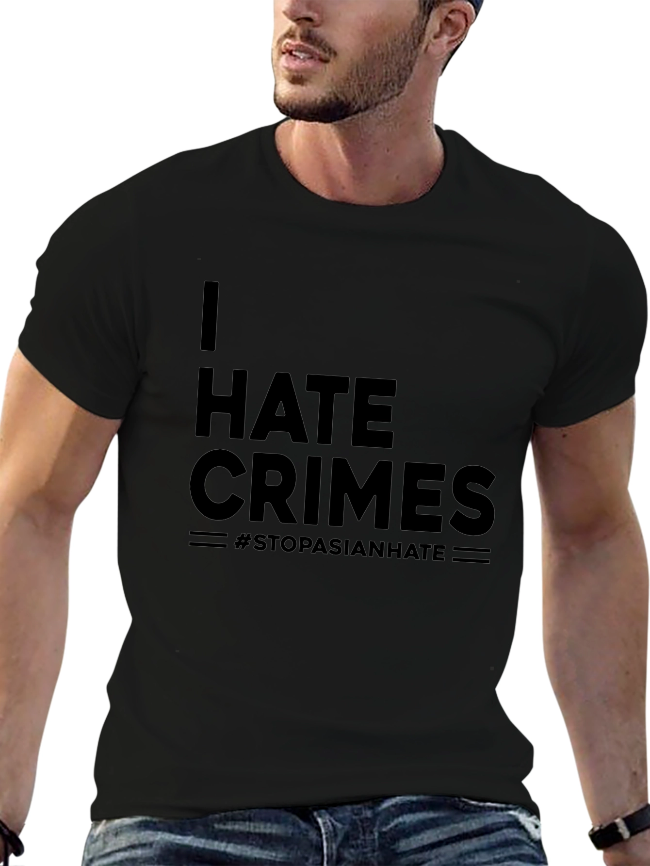 I Hate Crimes T-Shirt - Stop Asian Hate