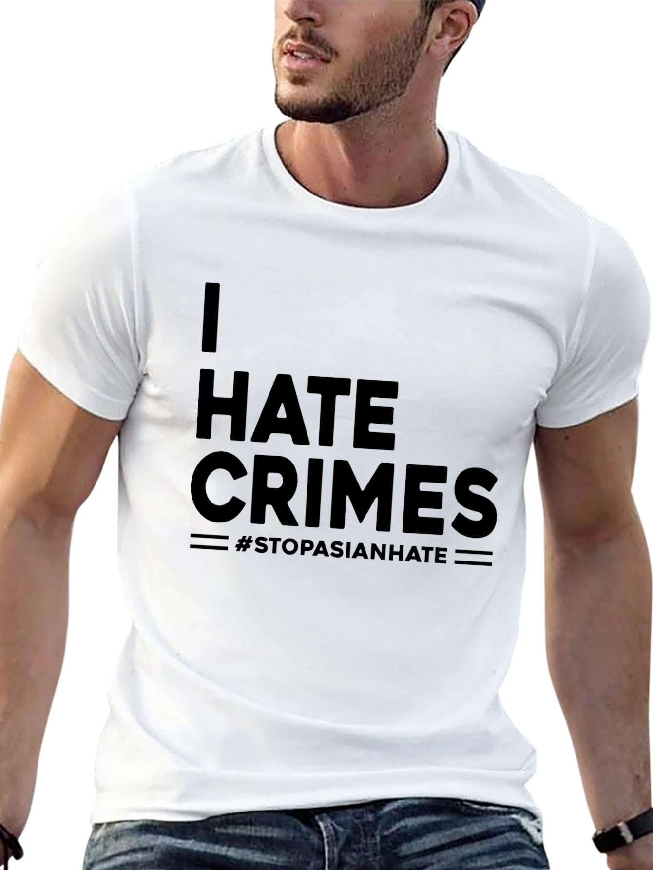 I Hate Crimes T-Shirt - Stop Asian Hate