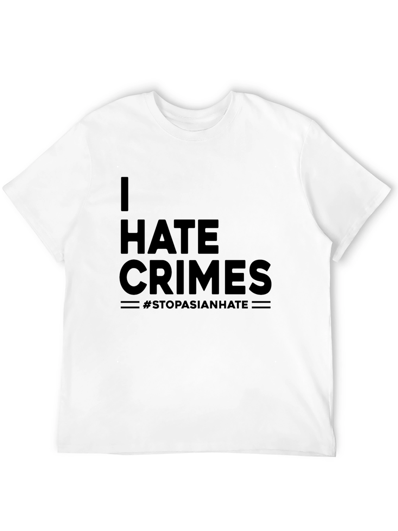 I Hate Crimes T-Shirt - Stop Asian Hate