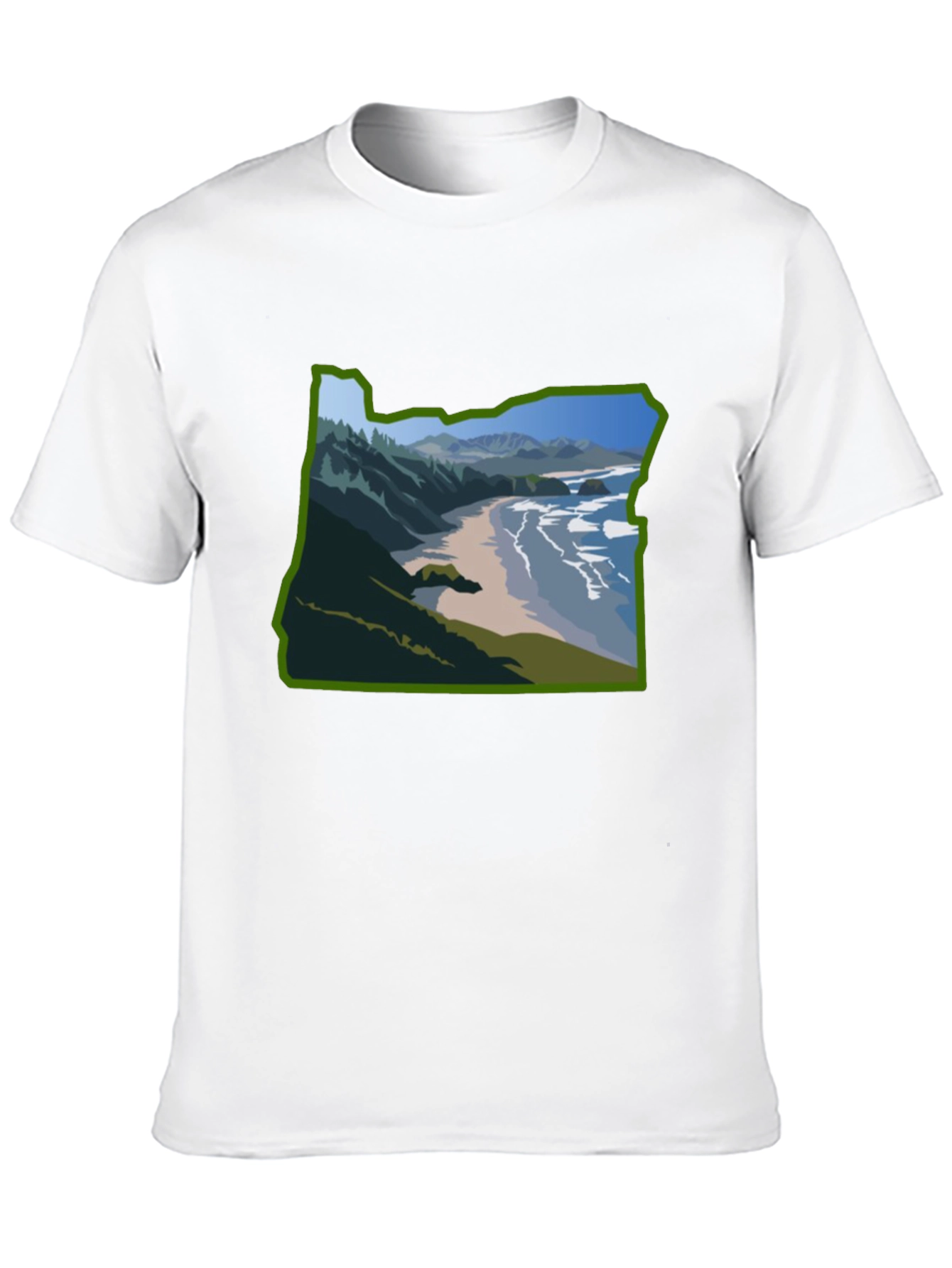 Oregon State Coastal T-Shirt - Black