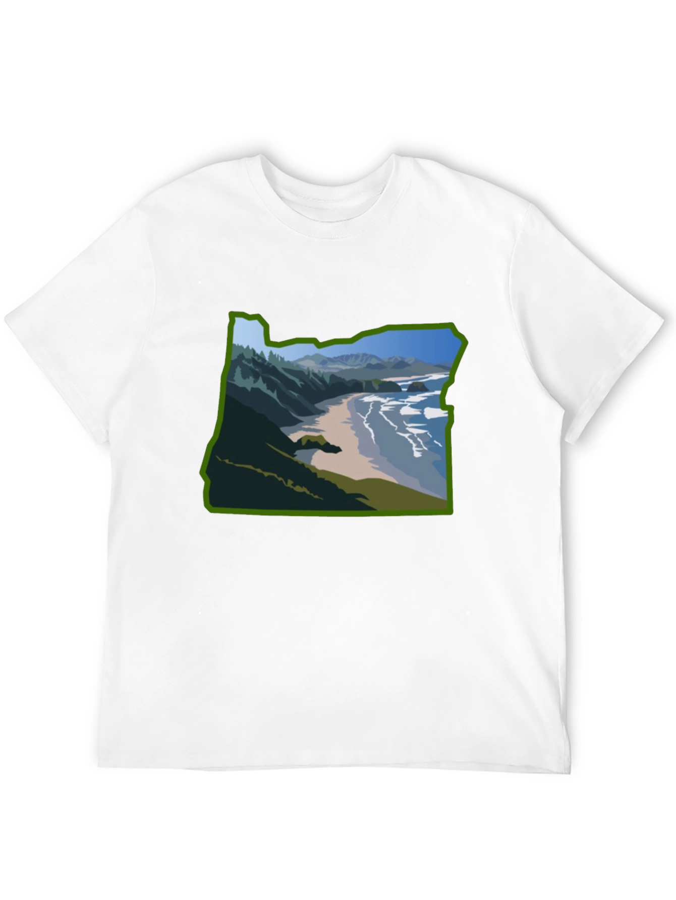 Oregon State Coastal T-Shirt - Black