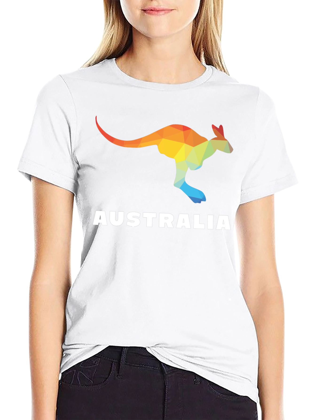 Australia Kangaroo Graphic Tee - Novelty T-Shirt