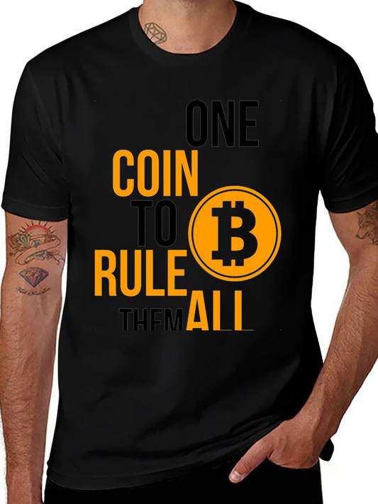 Bitcoin T-Shirt - One Coin to Rule Them All