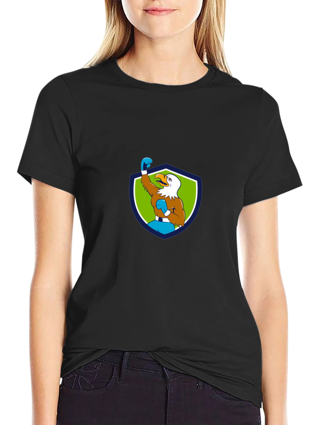 Eagle Boxer Graphic T-Shirt