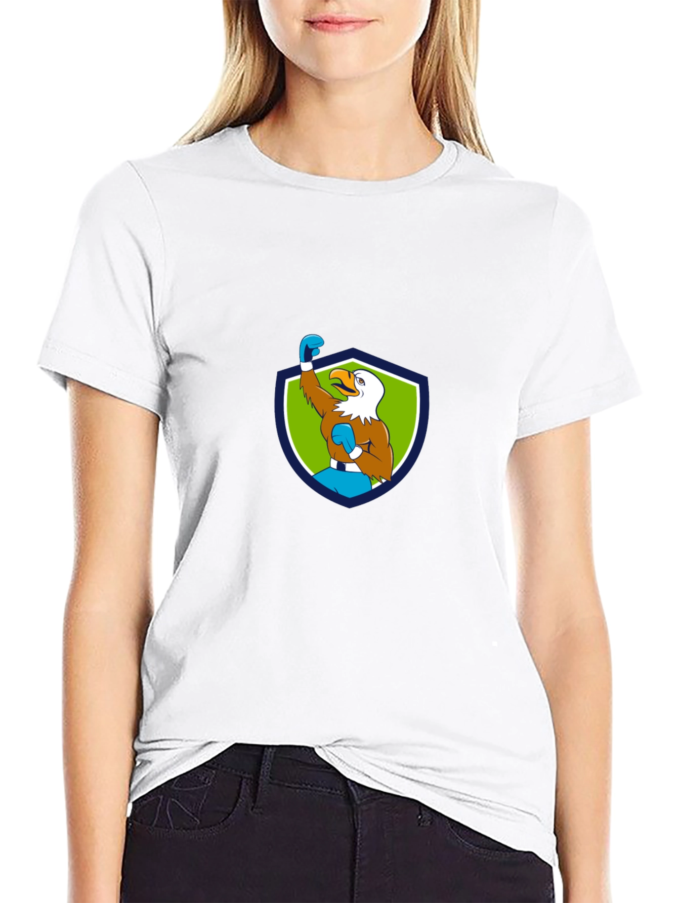 Eagle Boxer Graphic T-Shirt