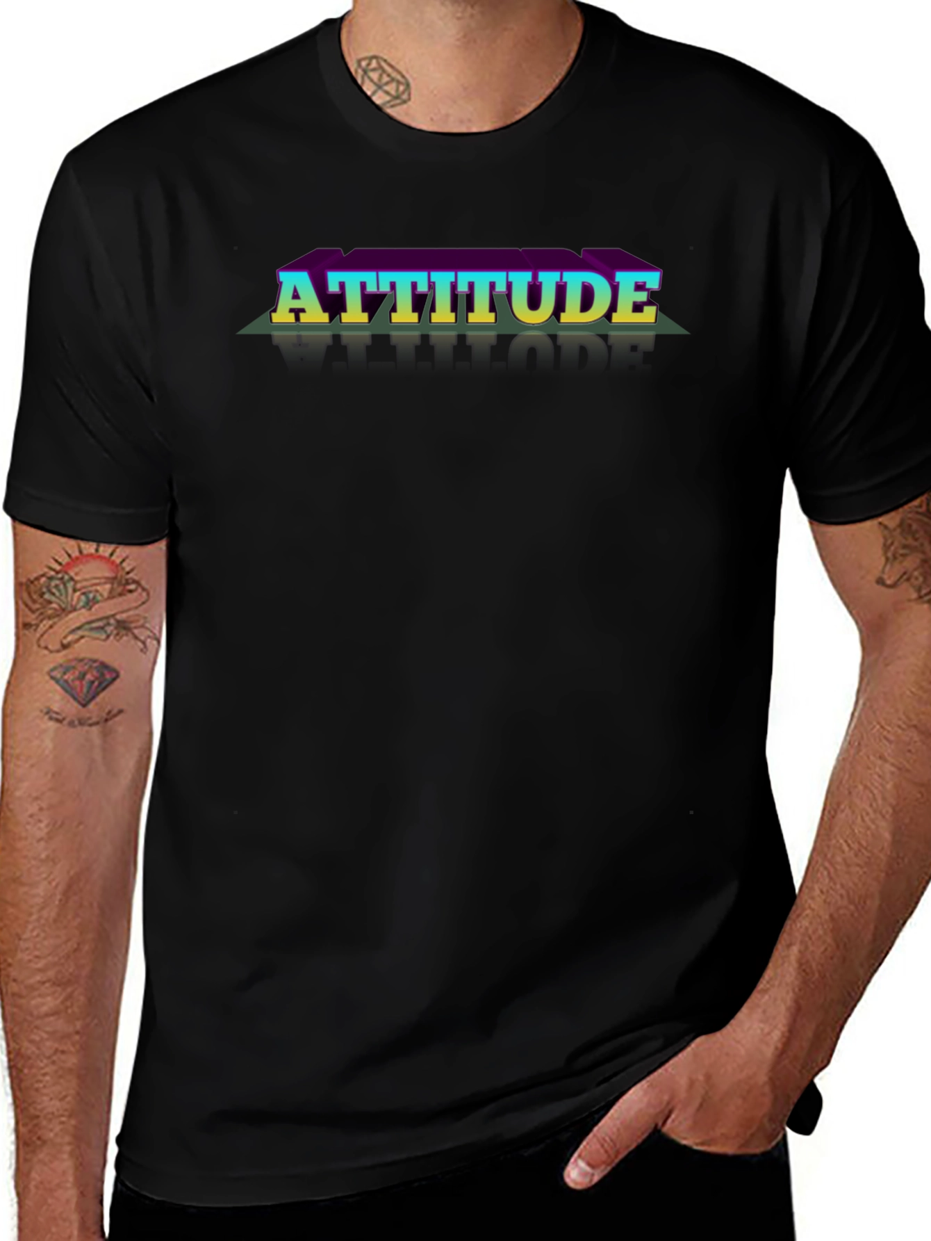 Attitude T-Shirt - Bold Graphic Tee