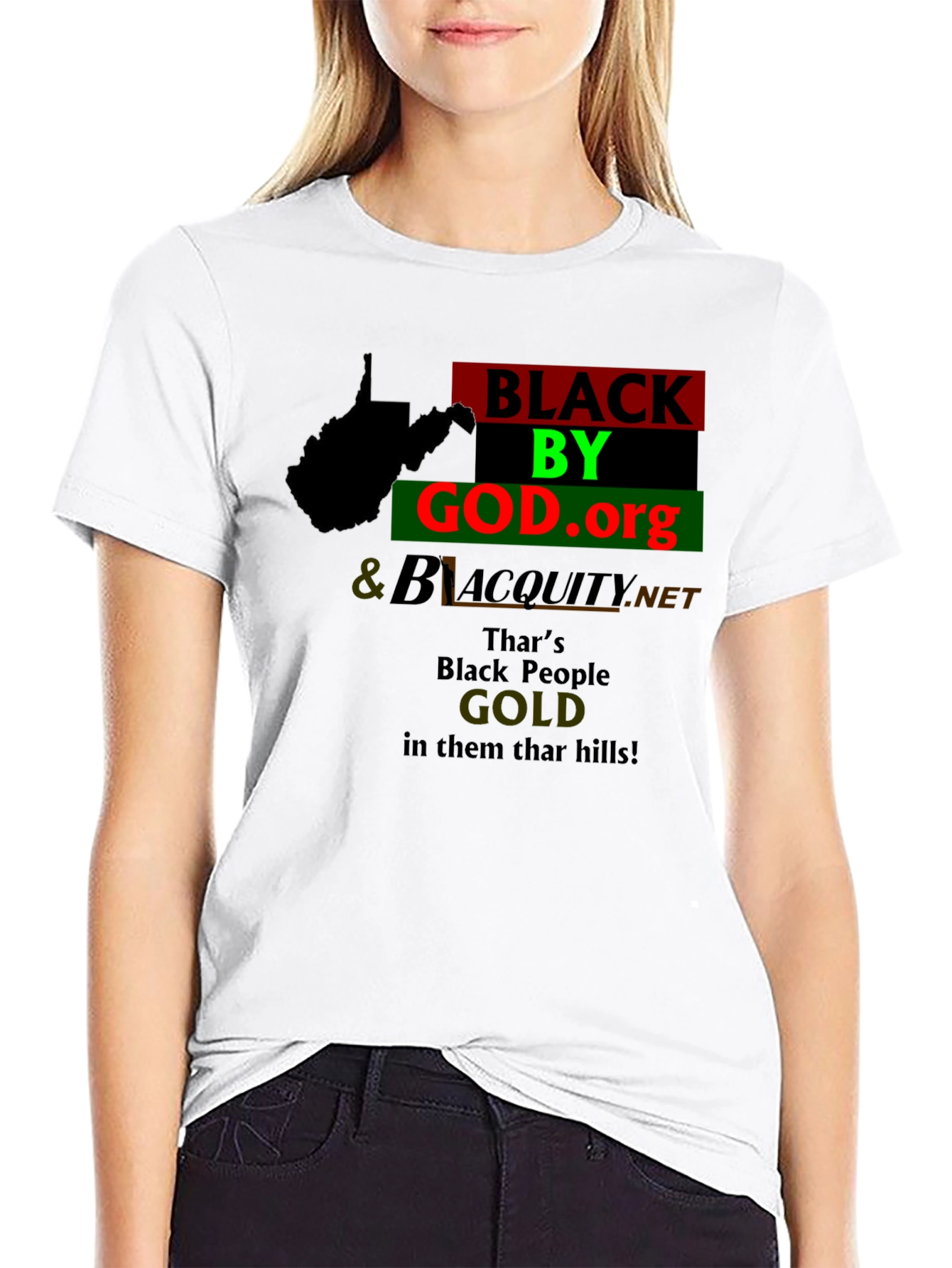 West Virginia Black By God T-Shirt
