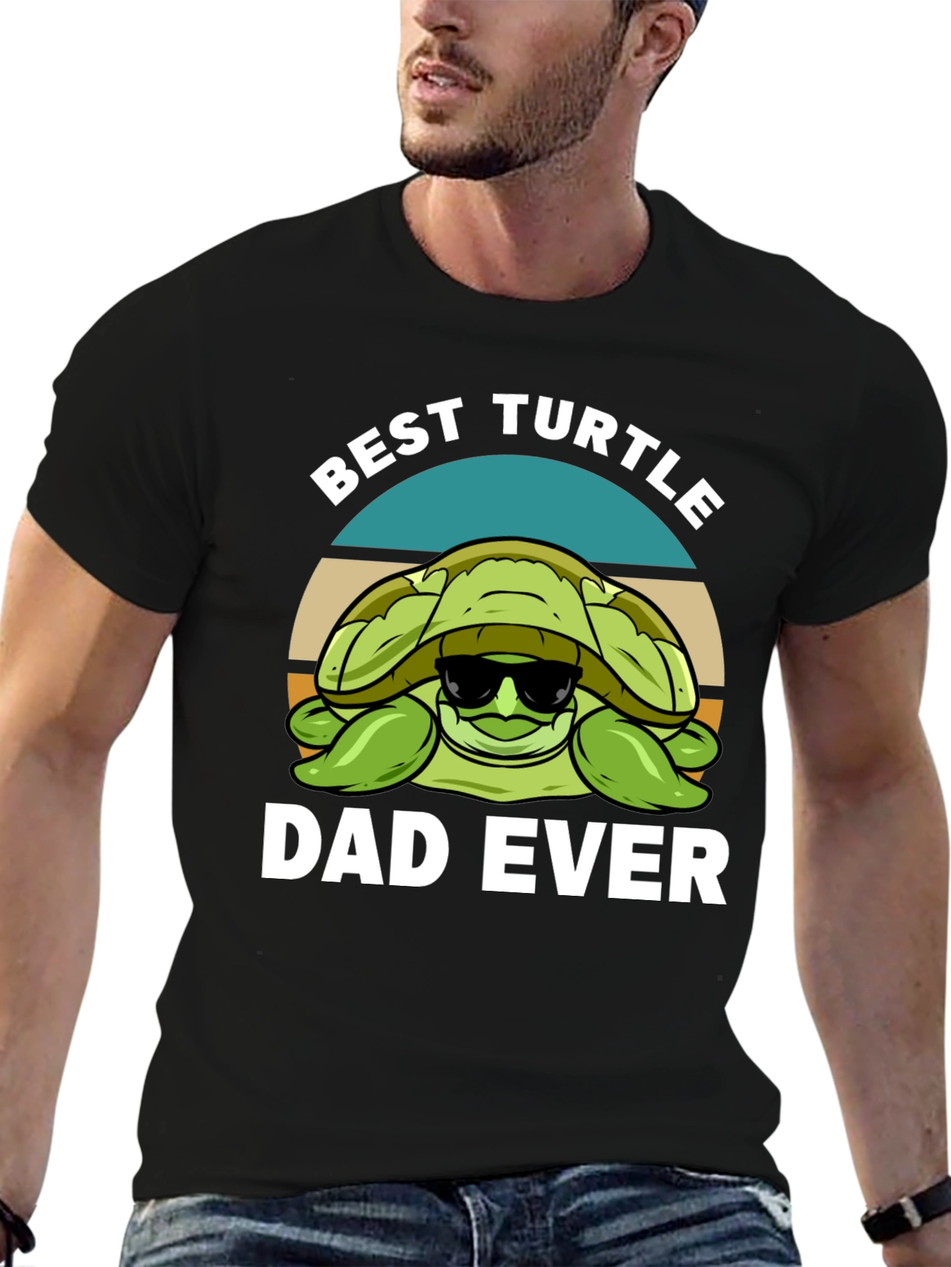 Best Turtle Dad Ever Graphic T-Shirt