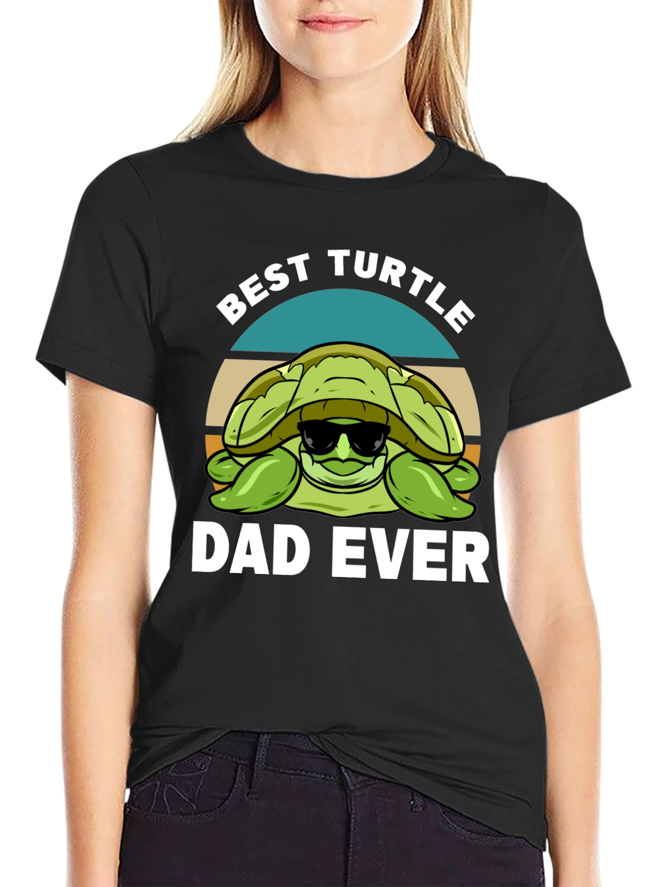 Best Turtle Dad Ever Graphic T-Shirt
