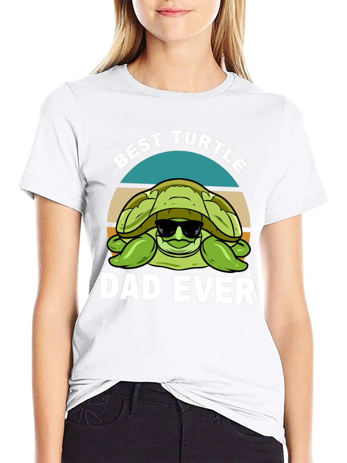Best Turtle Dad Ever Graphic T-Shirt