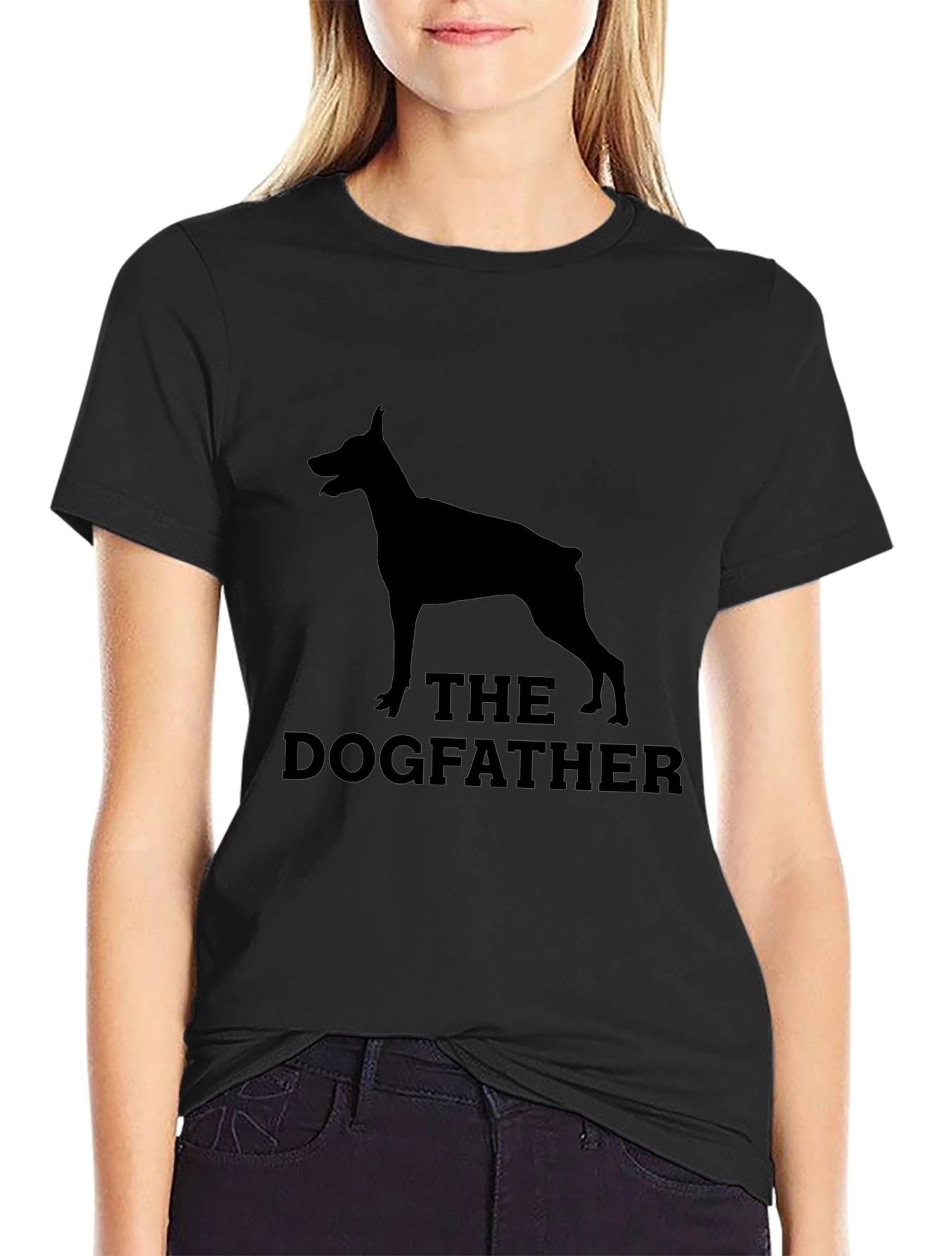 The Dogfather T-Shirt - Black Novelty Tee