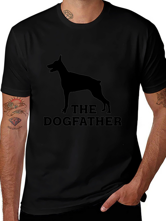 The Dogfather T-Shirt - Black Novelty Tee