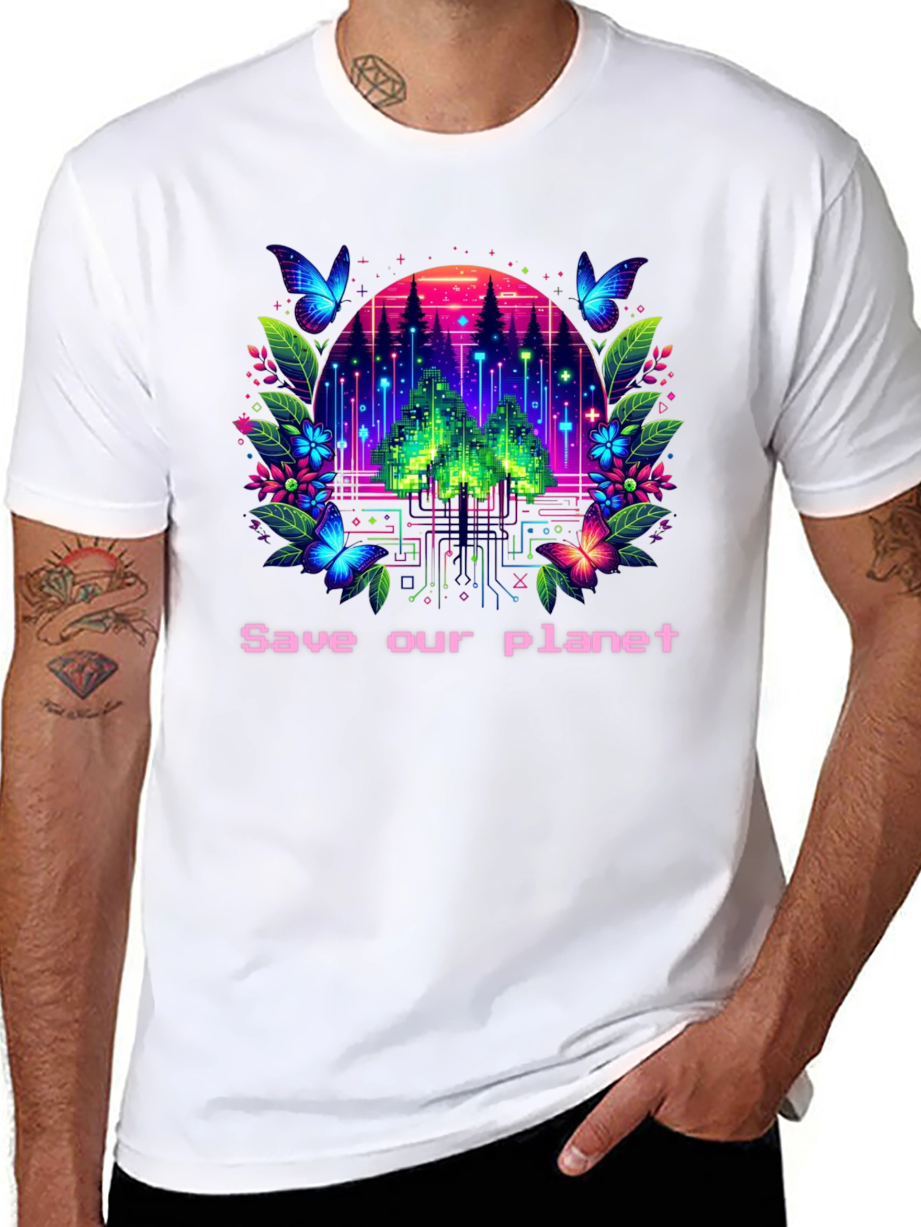 Save Our Planet Graphic T-Shirt