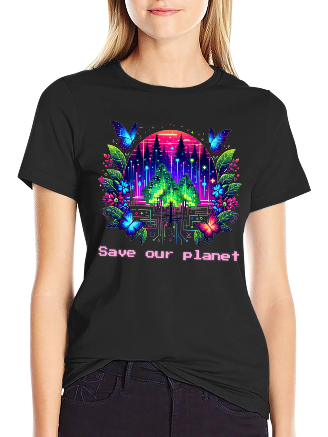 Save Our Planet Graphic T-Shirt