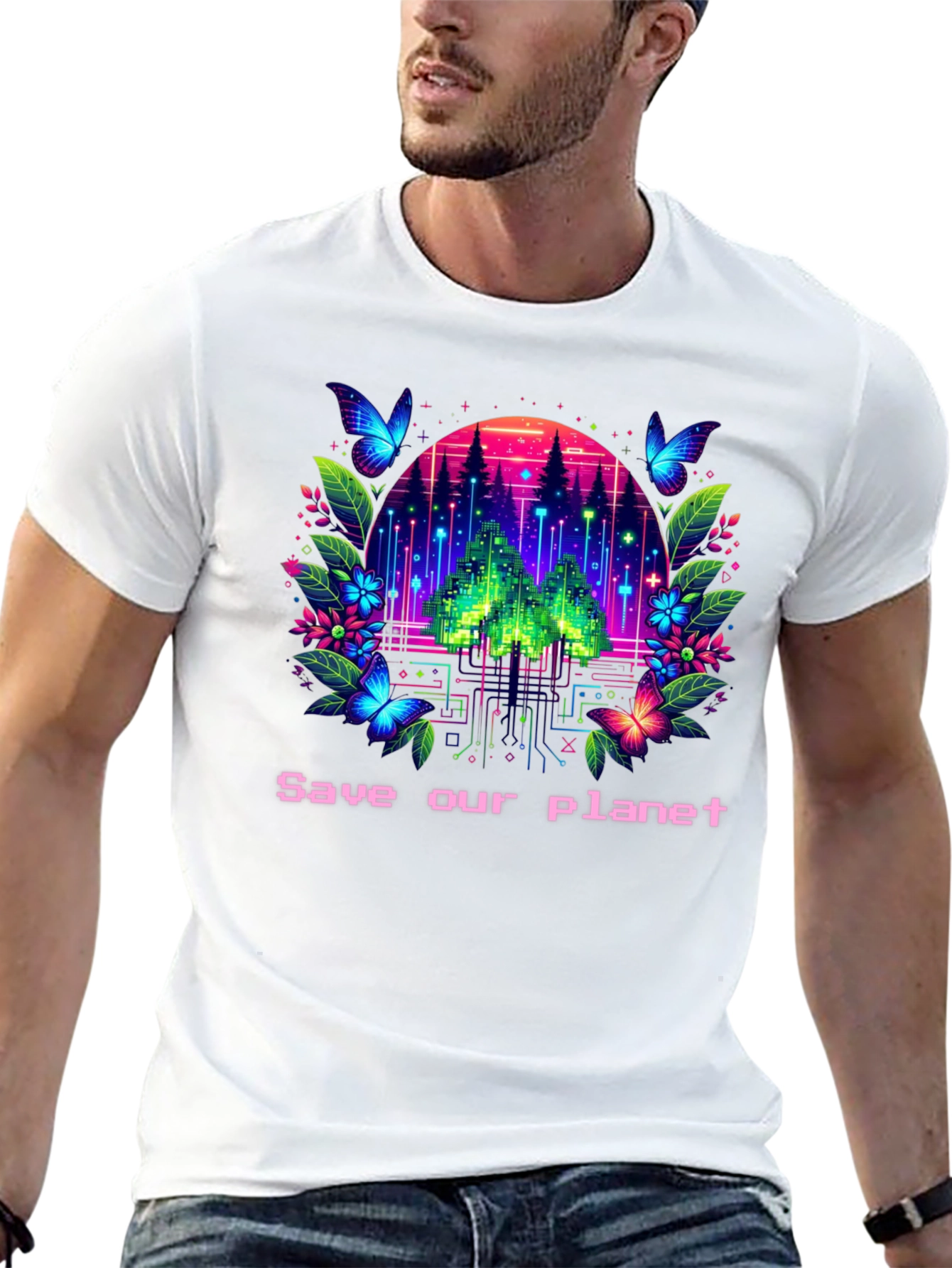 Save Our Planet Graphic T-Shirt