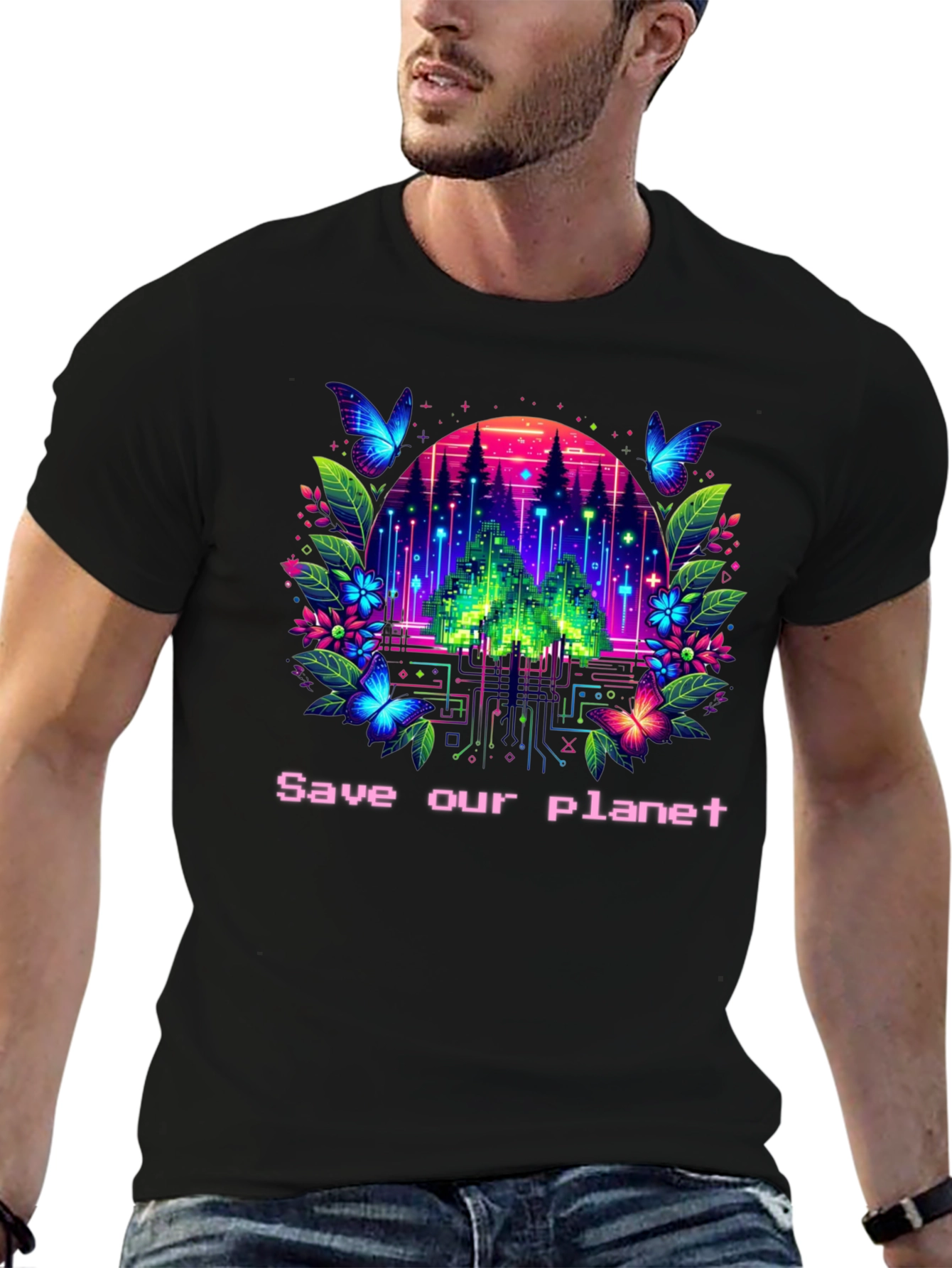 Save Our Planet Graphic T-Shirt