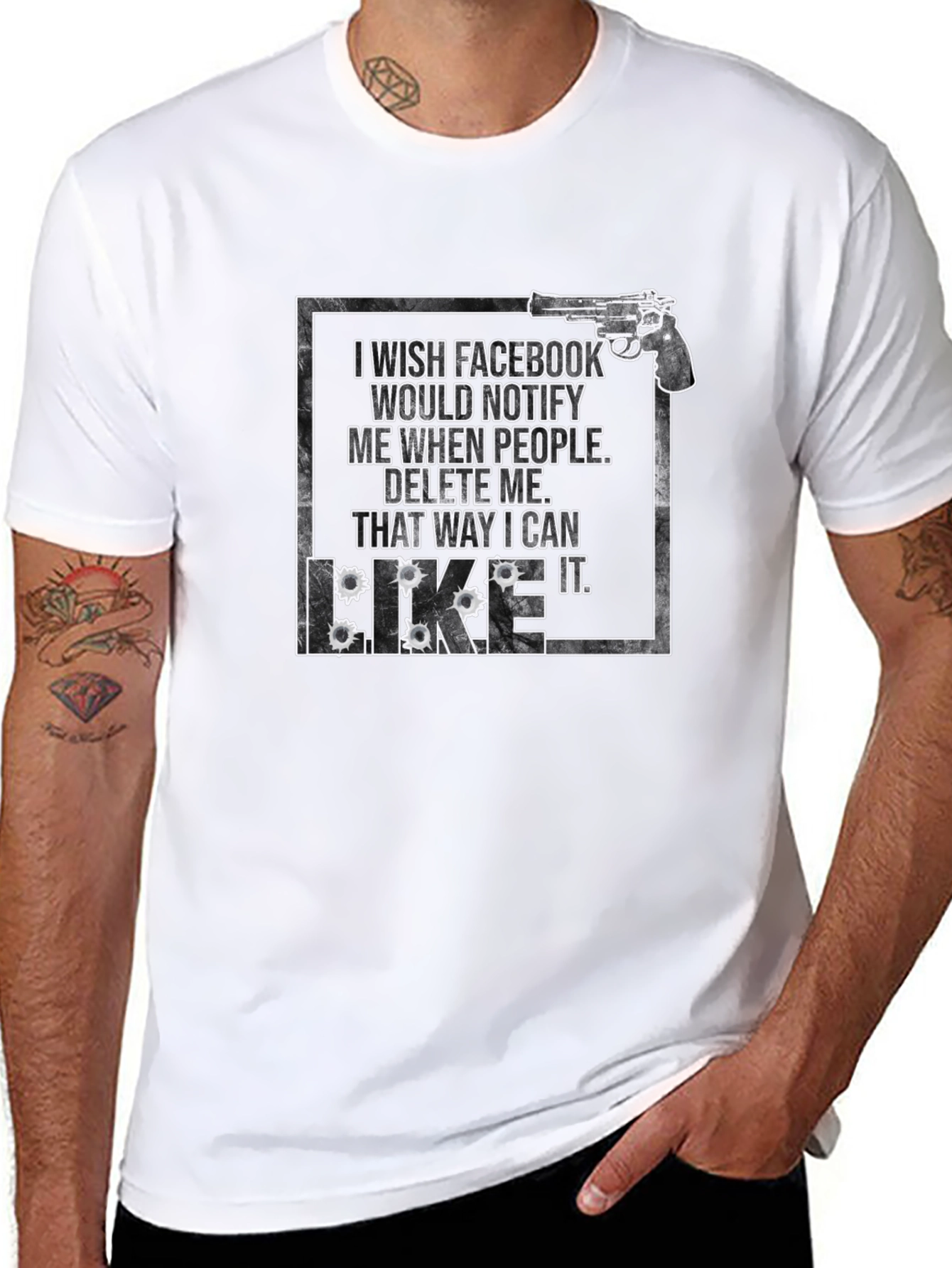 I Wish Facebook Would Notify Me T-Shirt