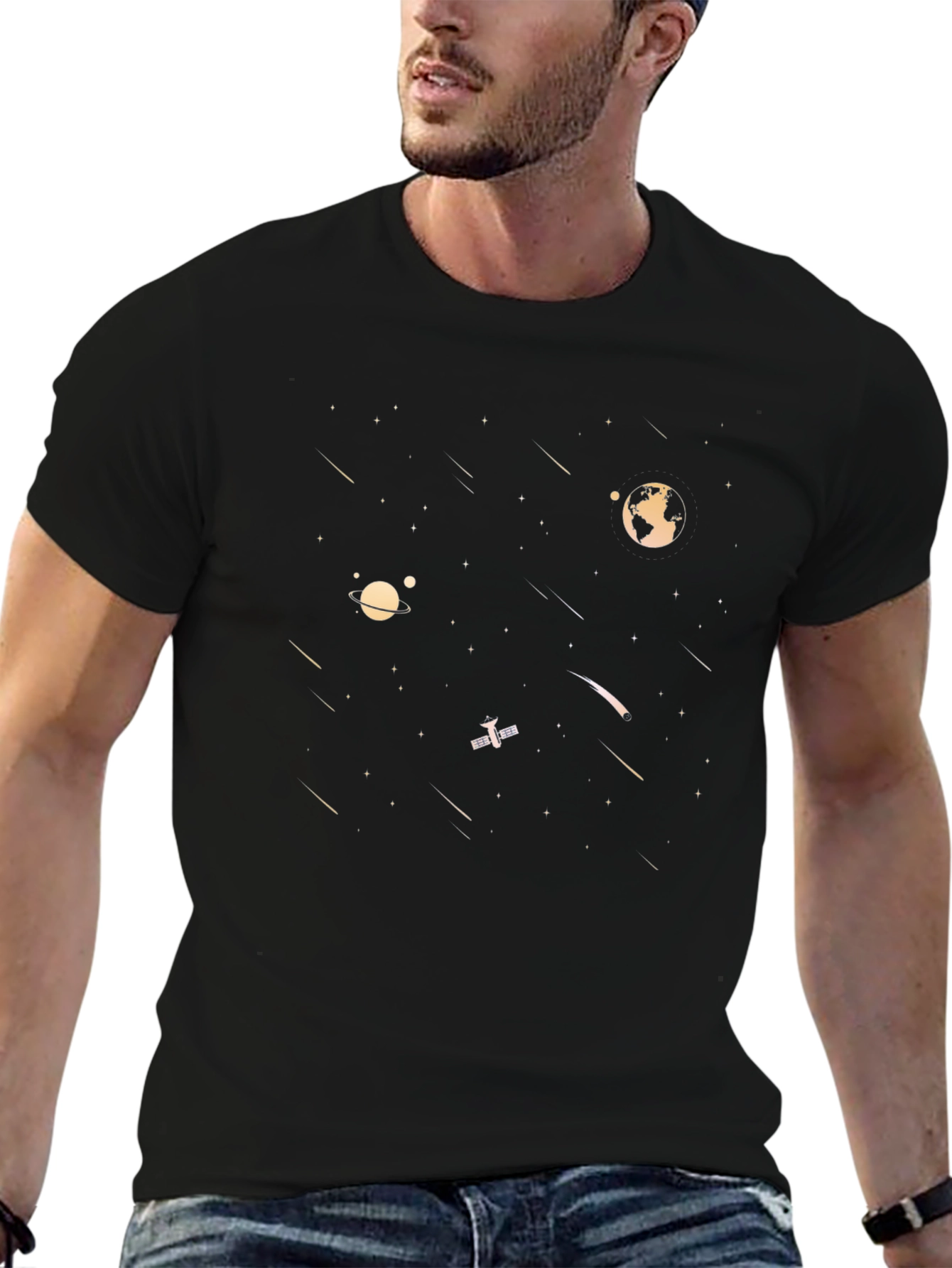 Space Explorer T-Shirt - Galaxy Design