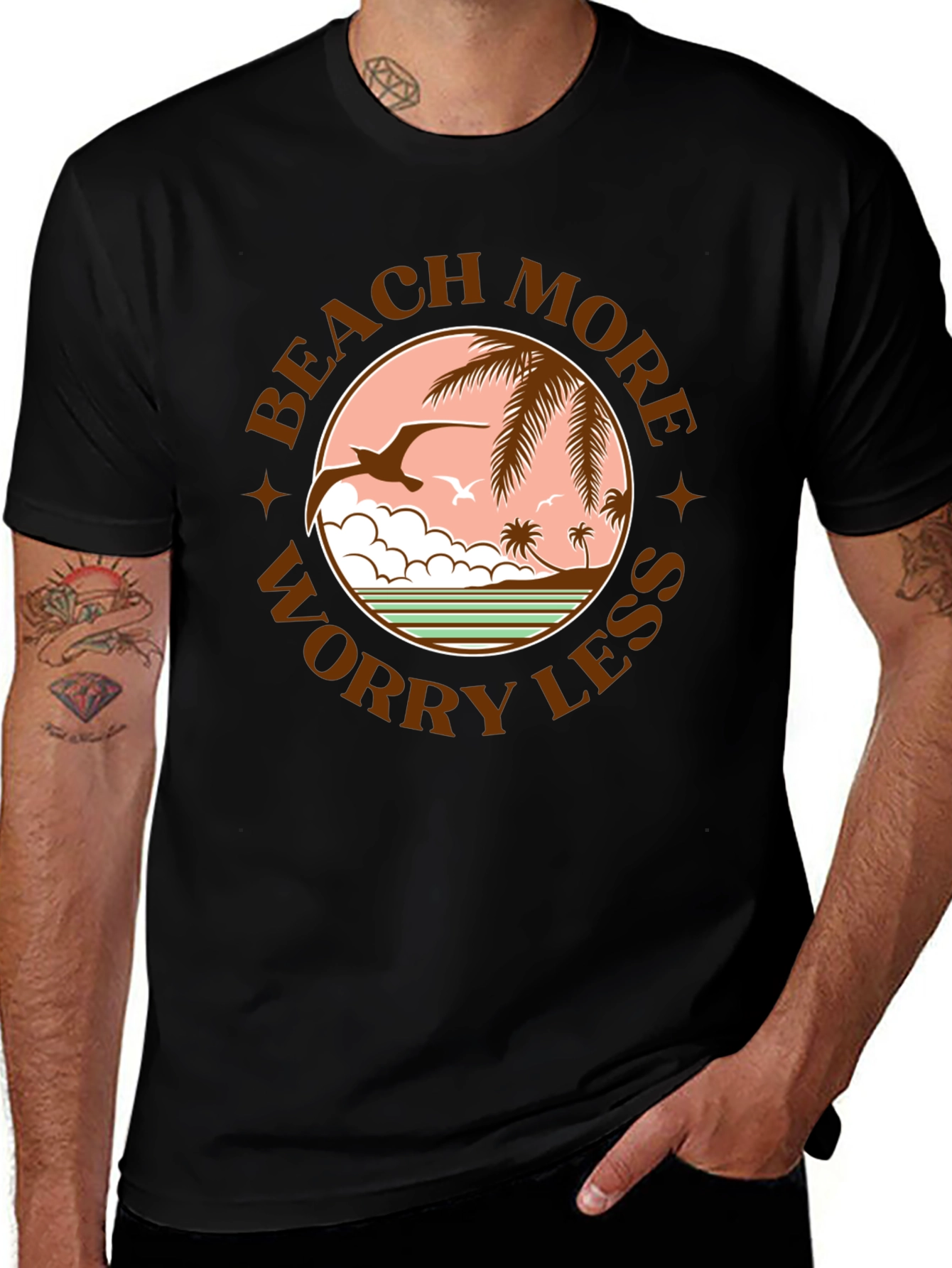Beach More Worry Less T-Shirt