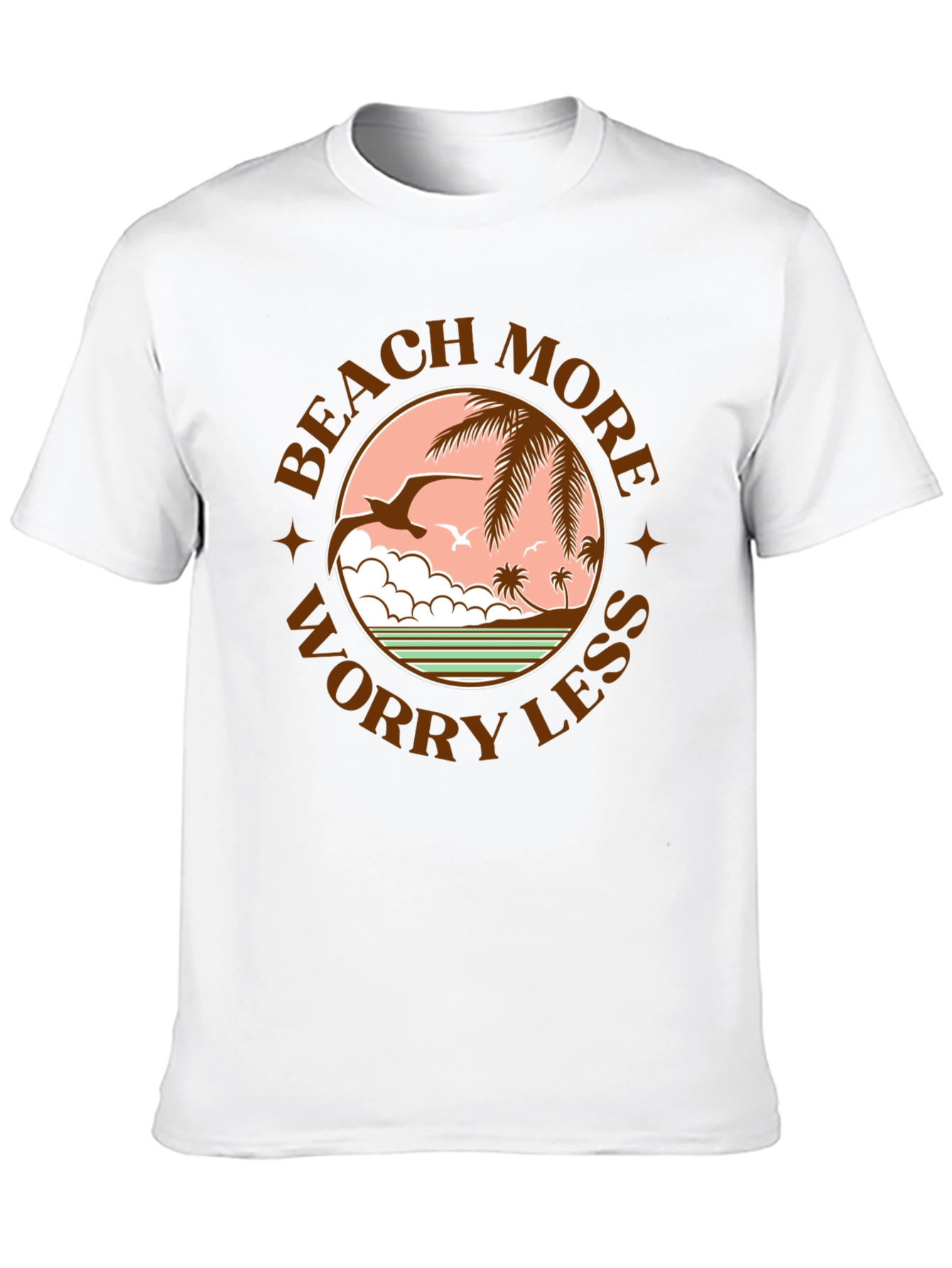 Beach More Worry Less T-Shirt