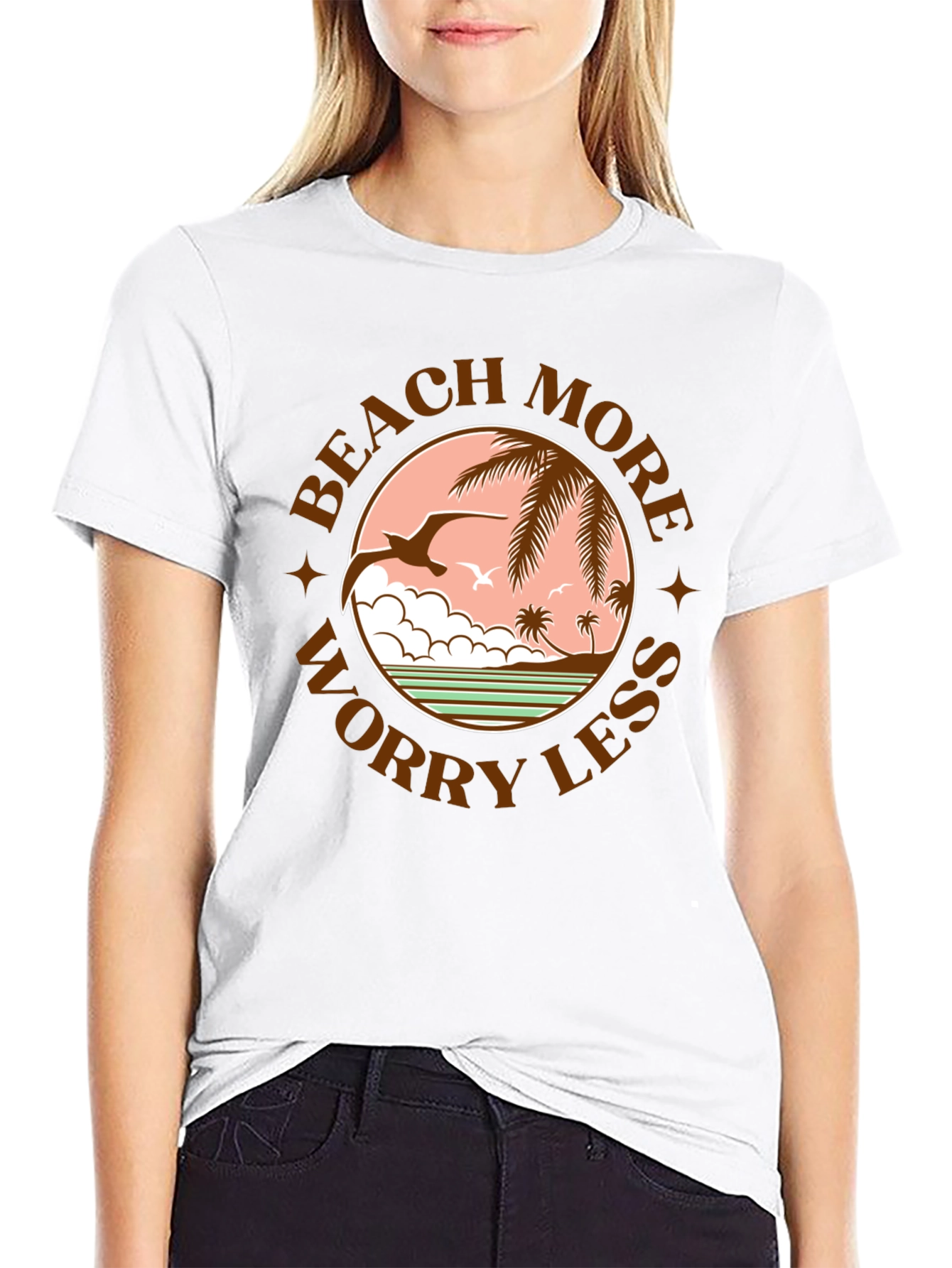 Beach More Worry Less T-Shirt