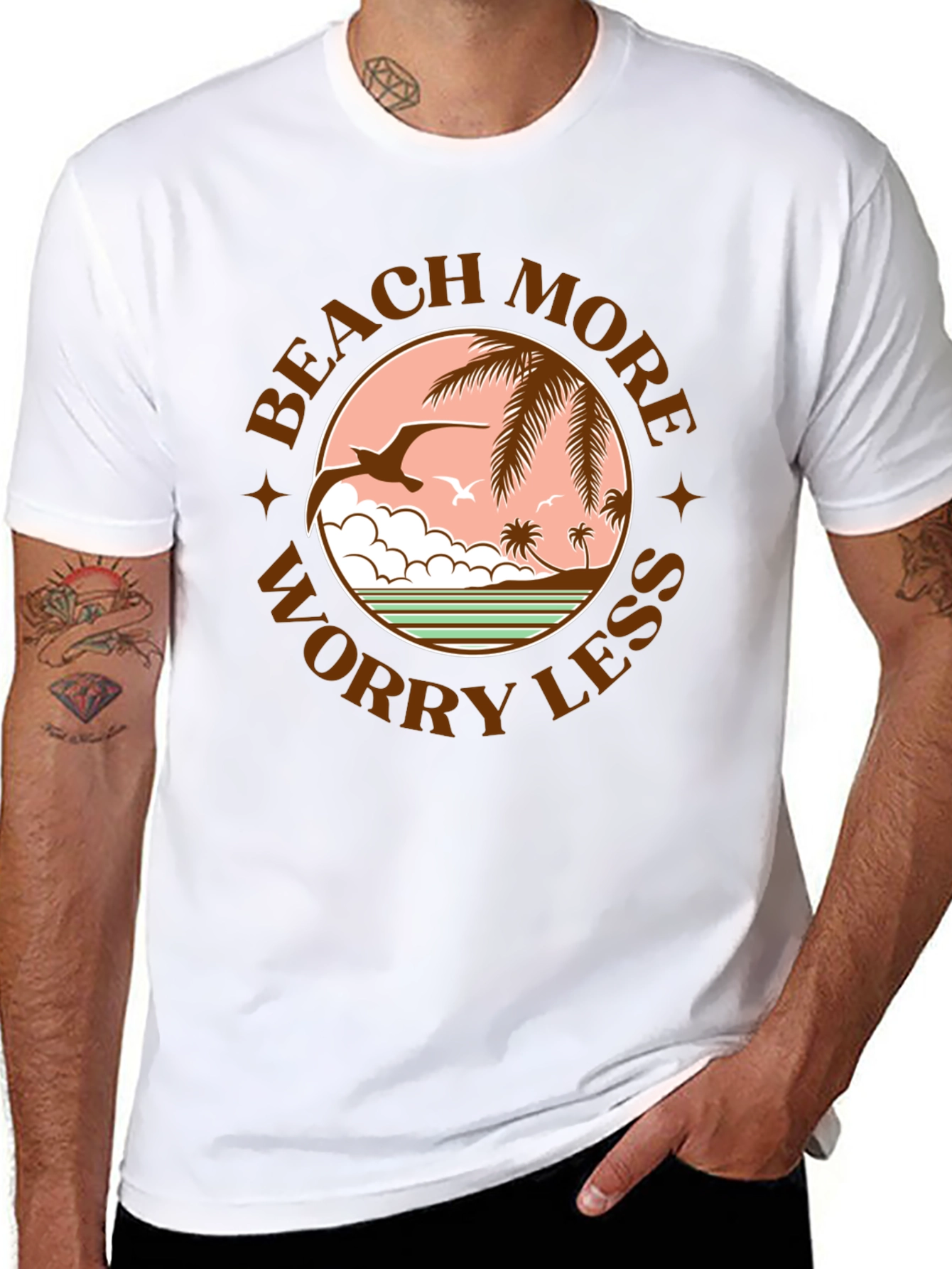 Beach More Worry Less T-Shirt