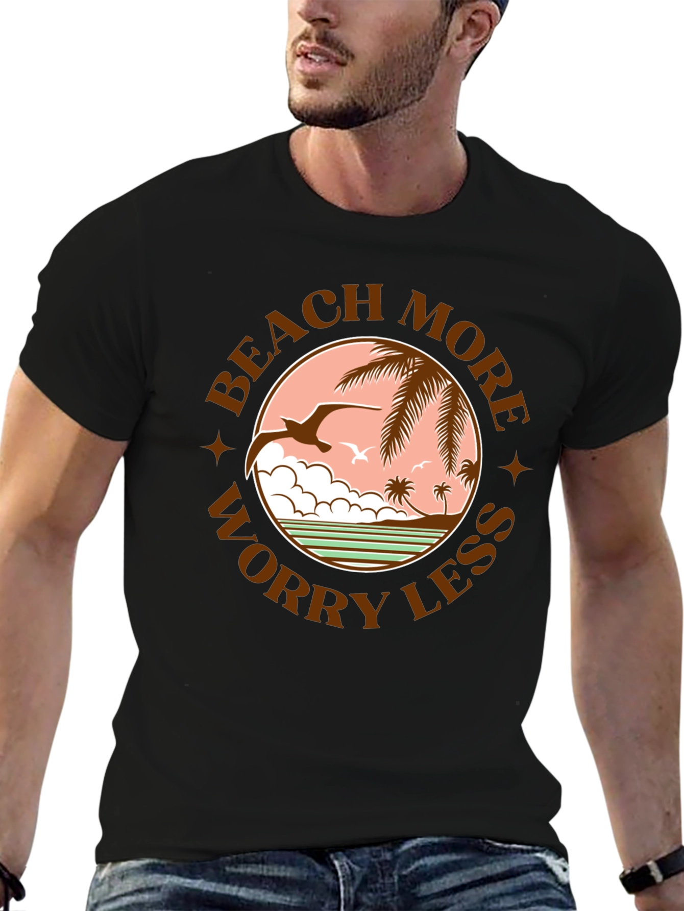 Beach More Worry Less T-Shirt