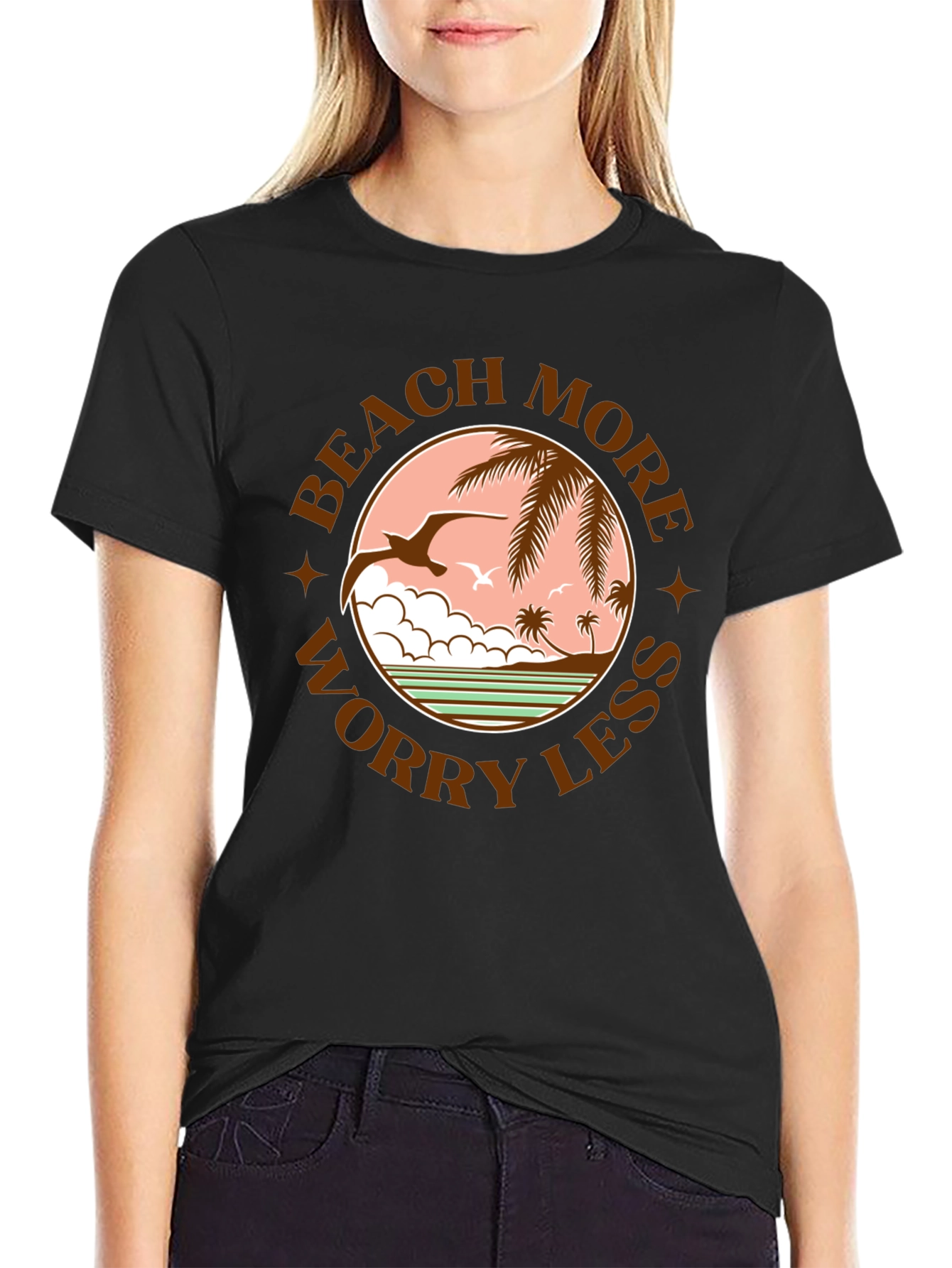 Beach More Worry Less T-Shirt