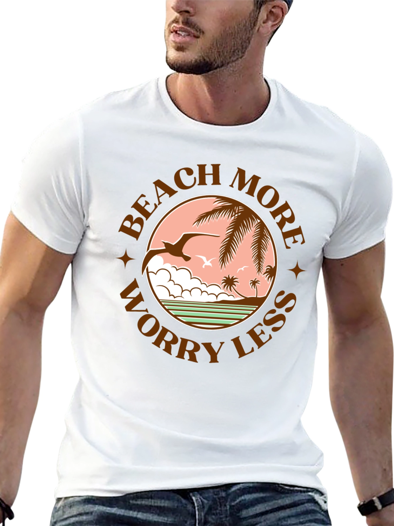 Beach More Worry Less T-Shirt