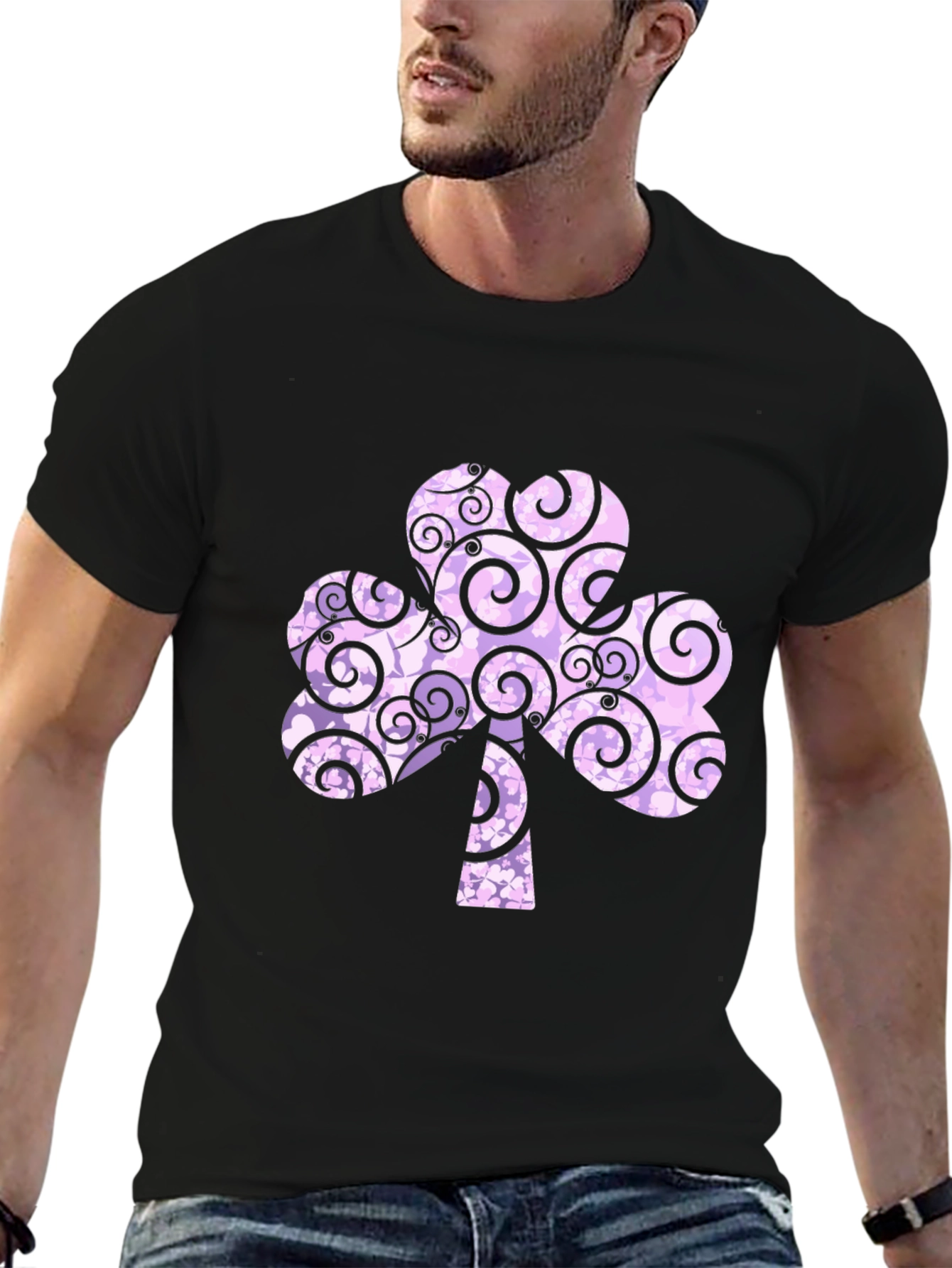 Shamrock Swirls T-Shirt - St. Patricks Day Style