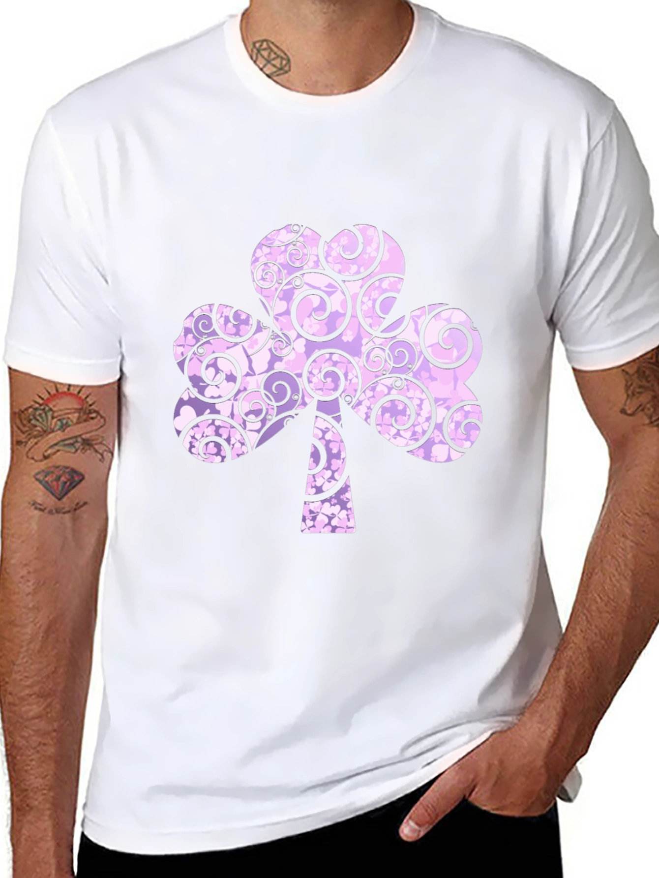 Shamrock Swirls T-Shirt - St. Patricks Day Style