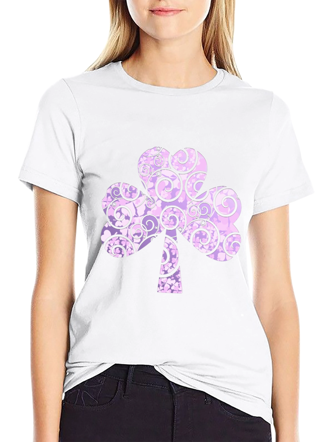Shamrock Swirls T-Shirt - St. Patricks Day Style